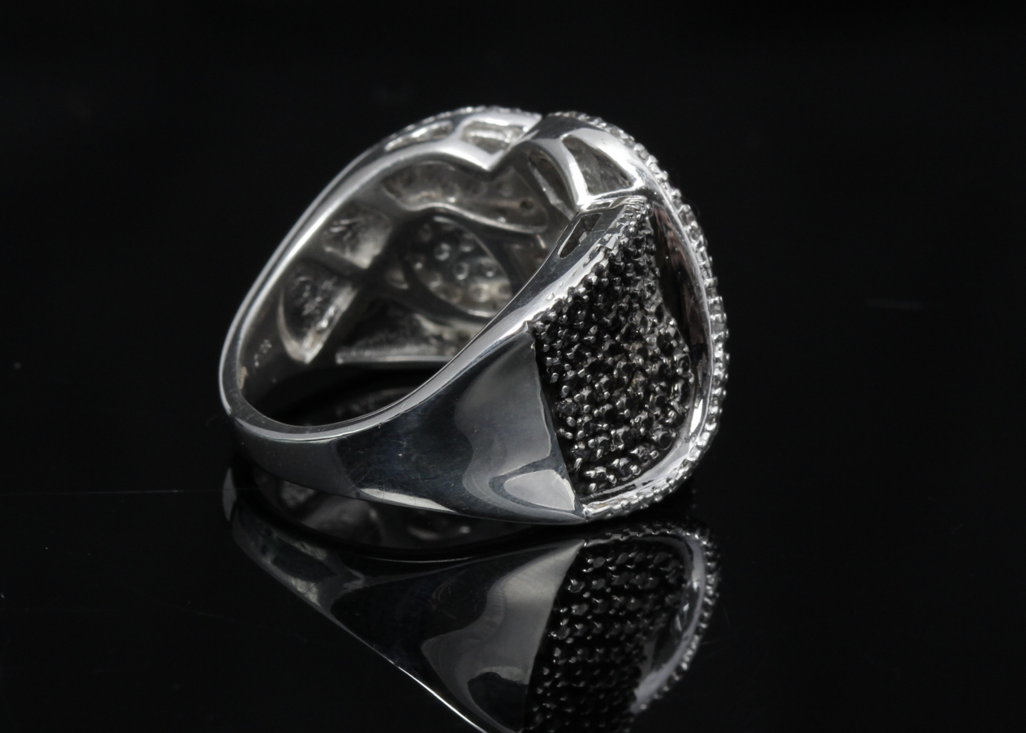 Sterling Silver Diamond Ring