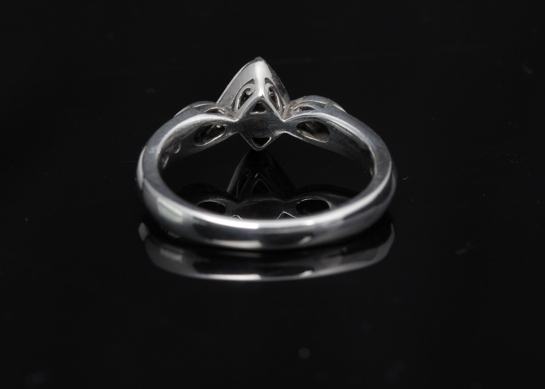 Sterling Silver Diamond Ring