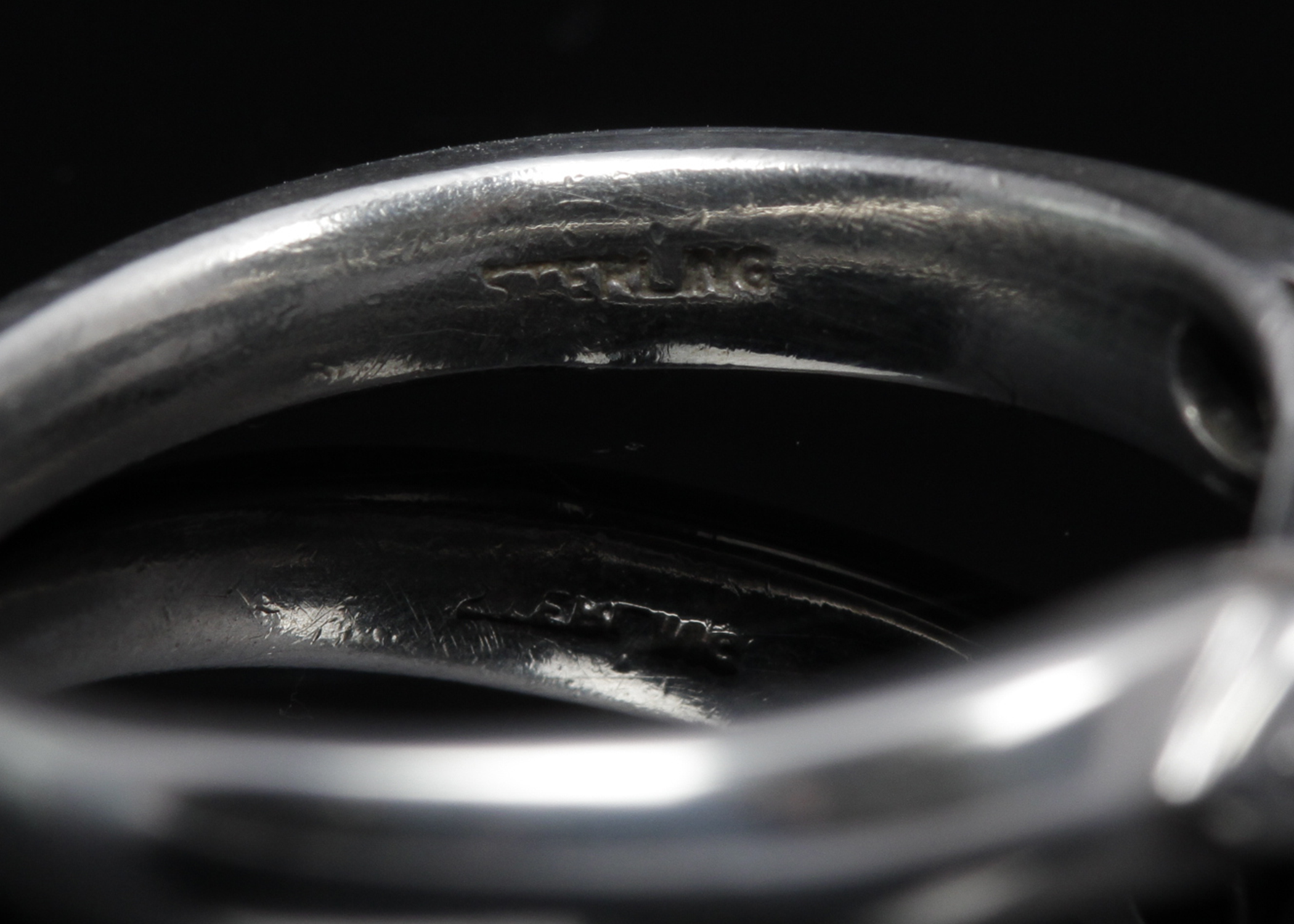 Sterling Silver Diamond Ring