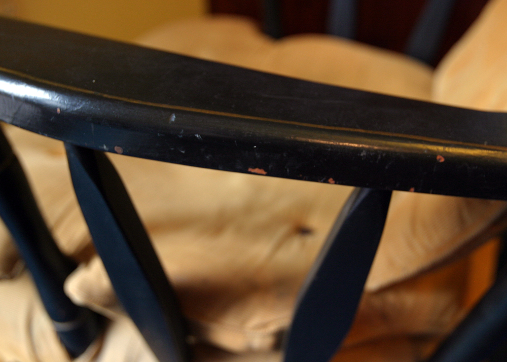 Early American Windsor Style Arm Chair