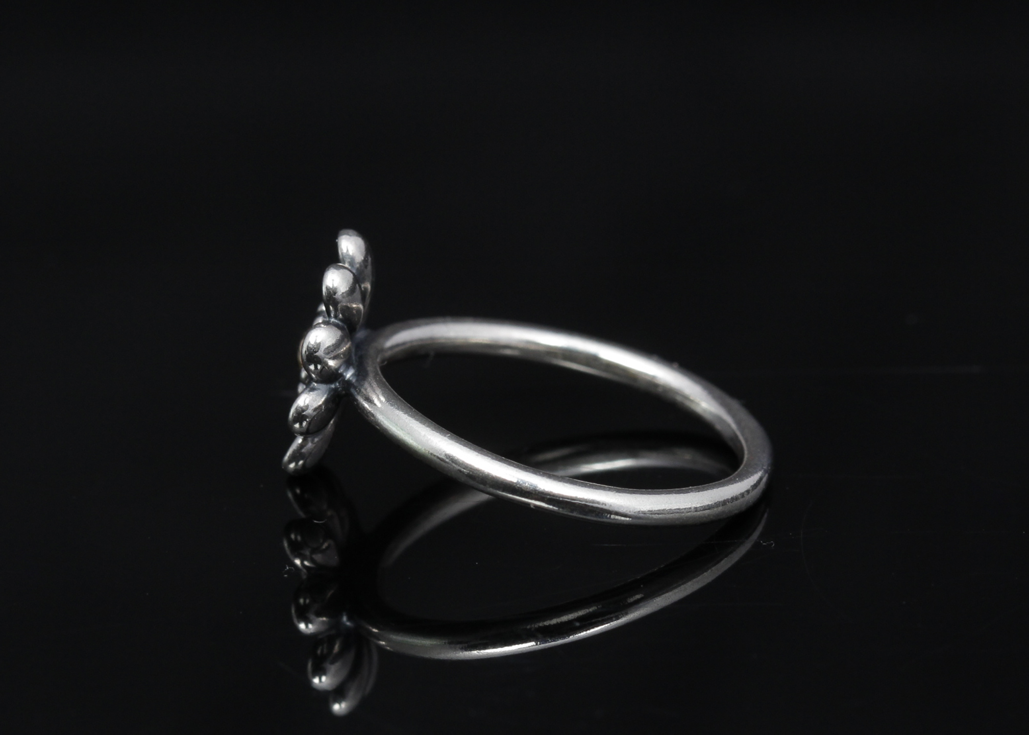 PANDORA 14K Yellow Gold Accented Sterling Silver Ring