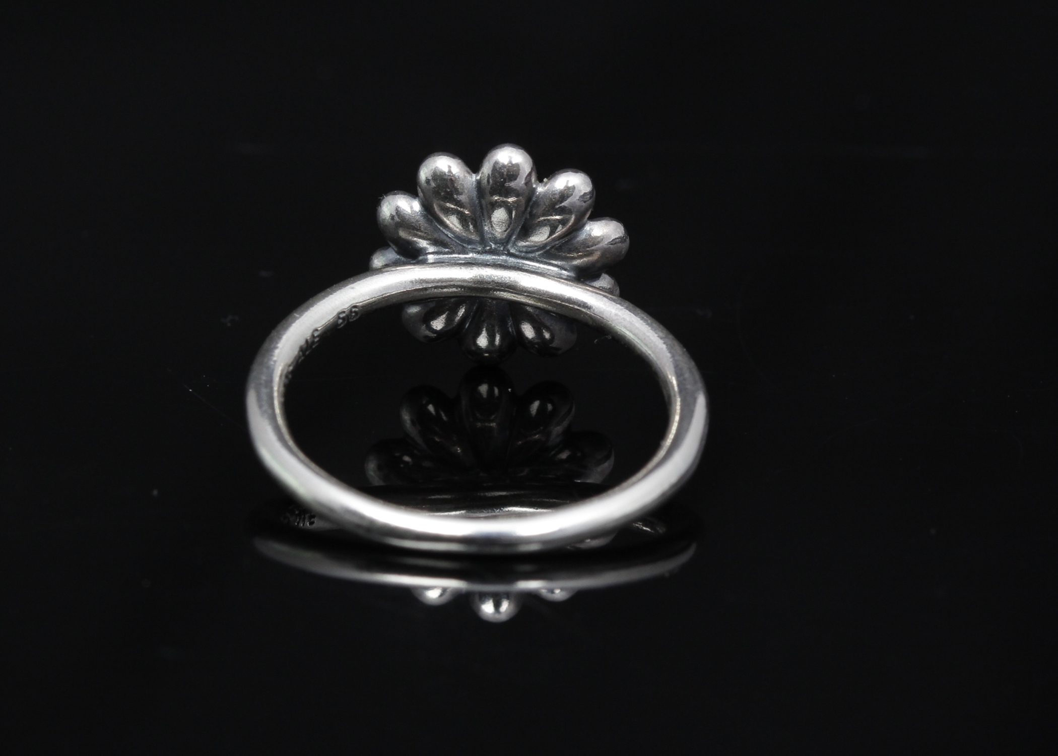 PANDORA 14K Yellow Gold Accented Sterling Silver Ring