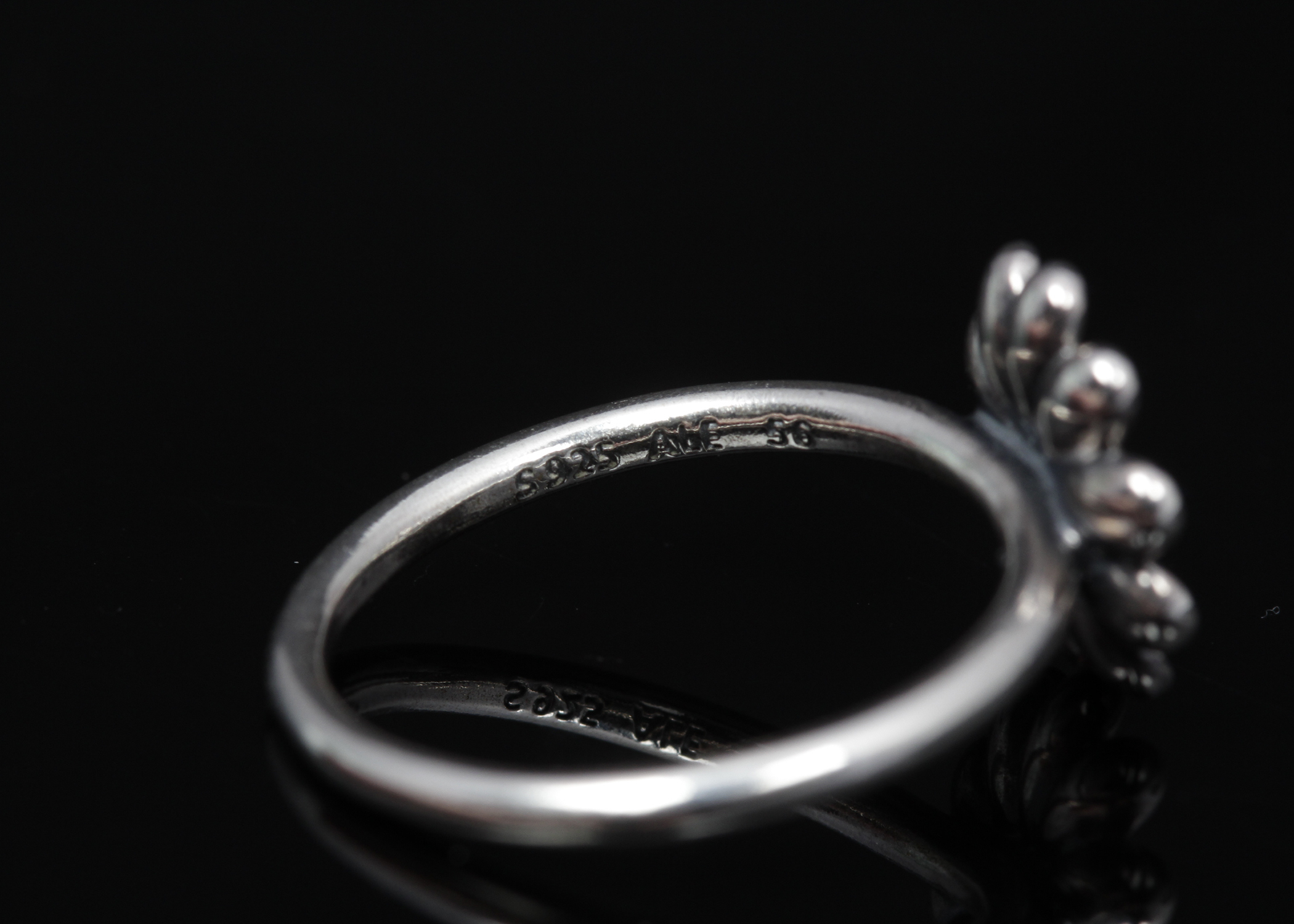 PANDORA 14K Yellow Gold Accented Sterling Silver Ring