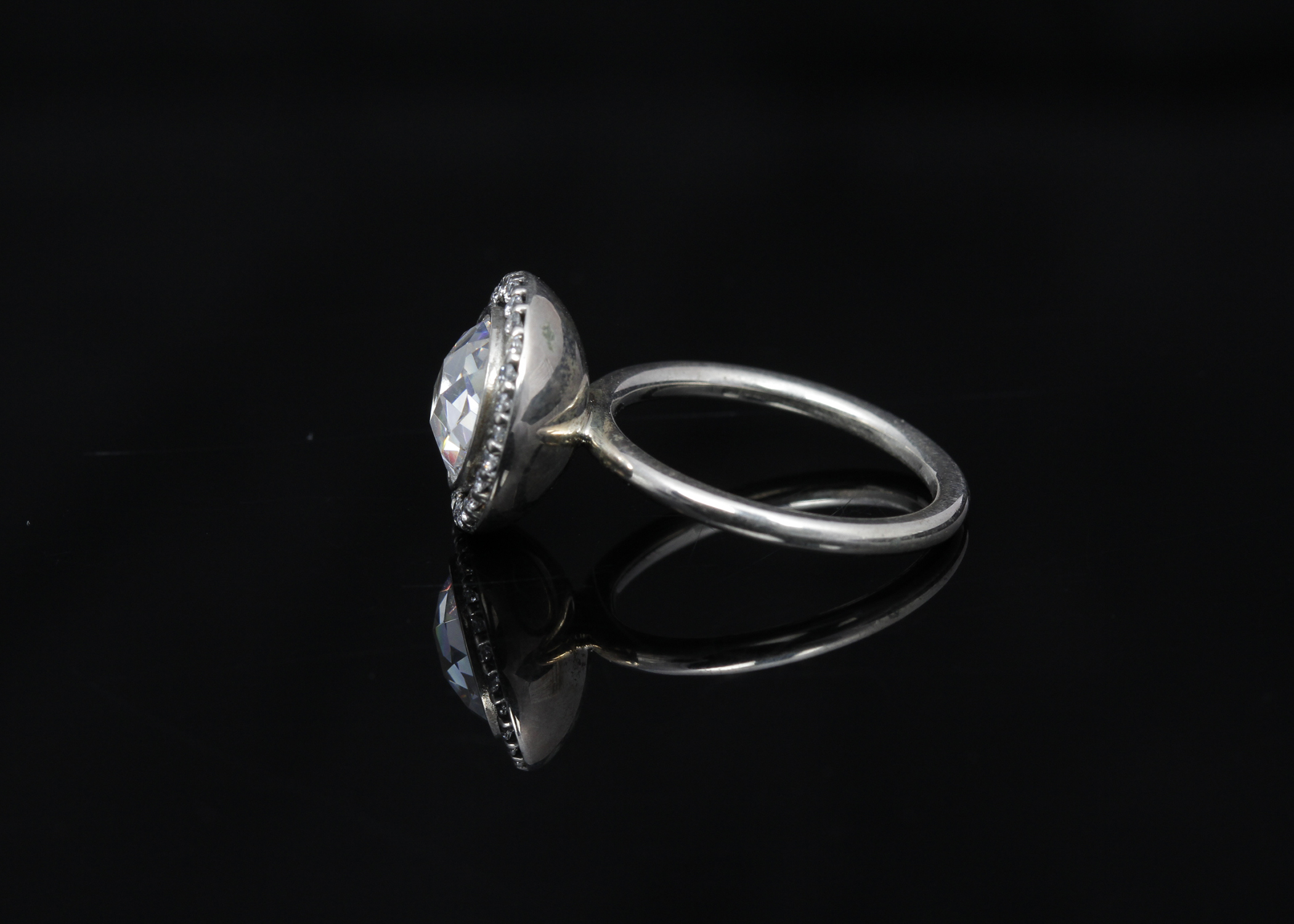 PANDORA Sterling Silver "Brilliant Legacy" Ring