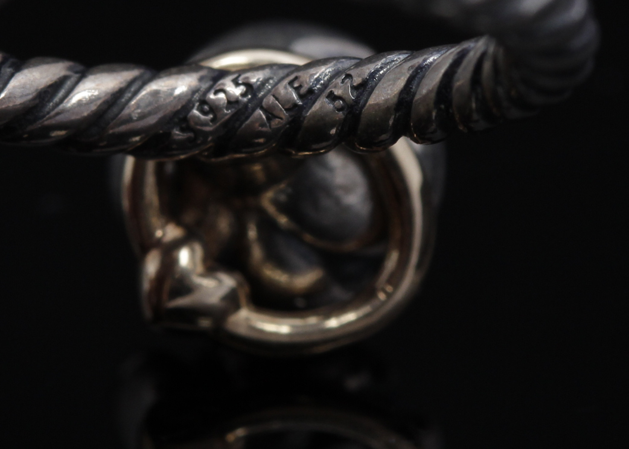 PANDORA 14K Yellow Gold Accented Sterling Silver Ring