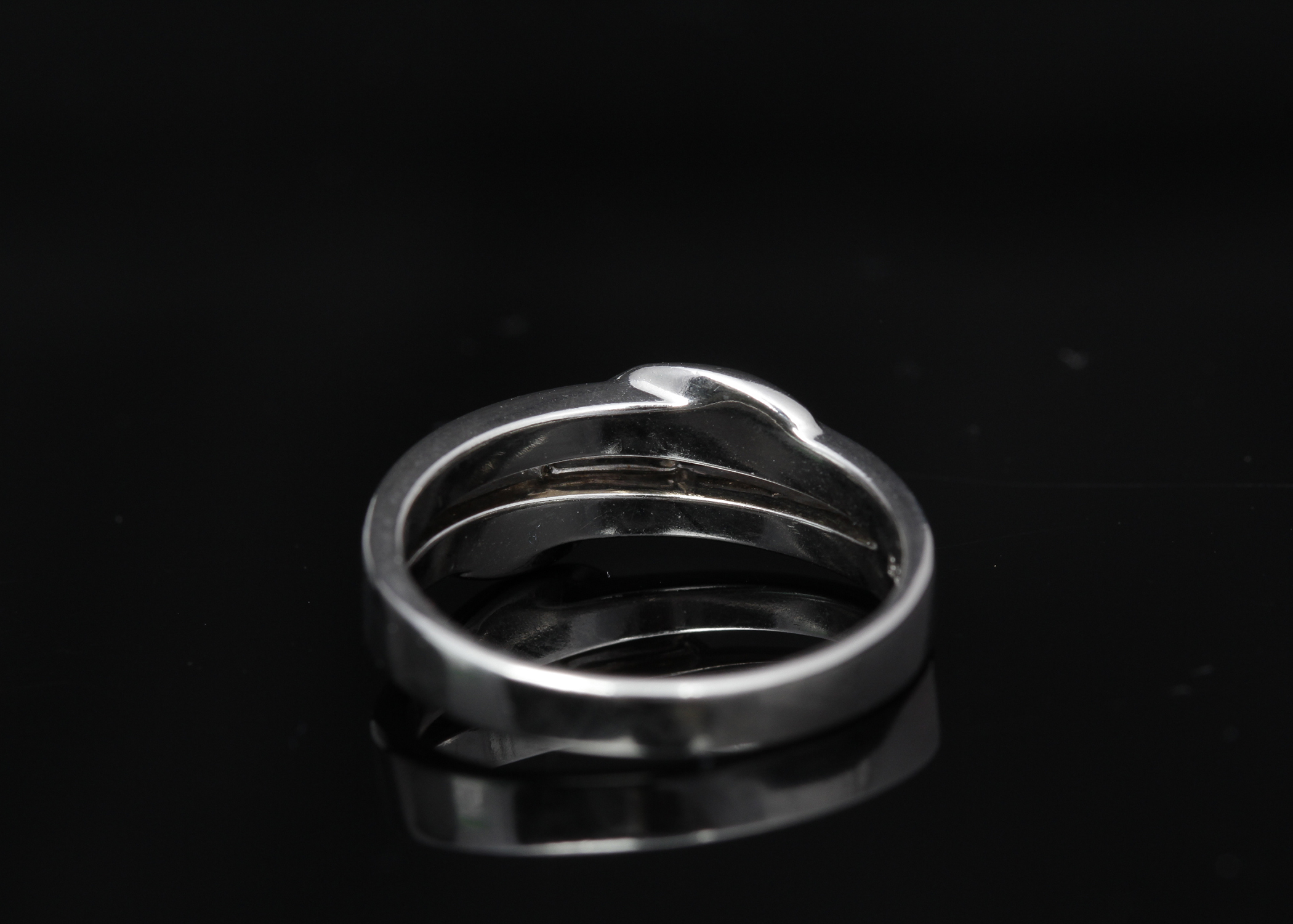 Sterling Silver Diamond Ring