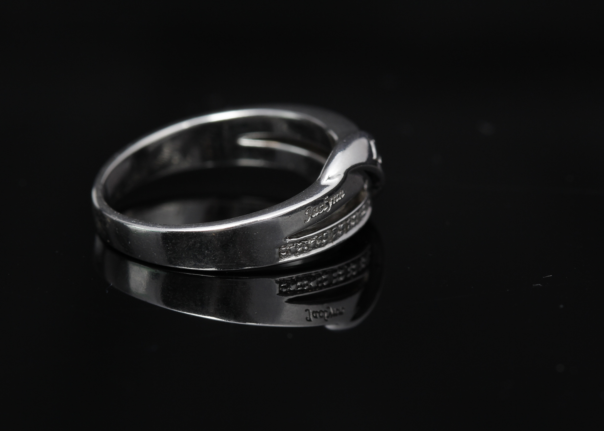 Sterling Silver Diamond Ring