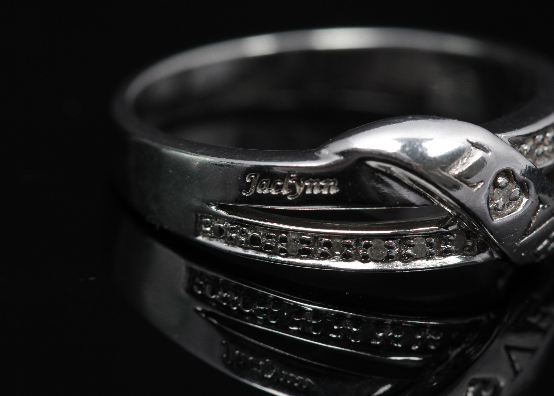 Sterling Silver Diamond Ring