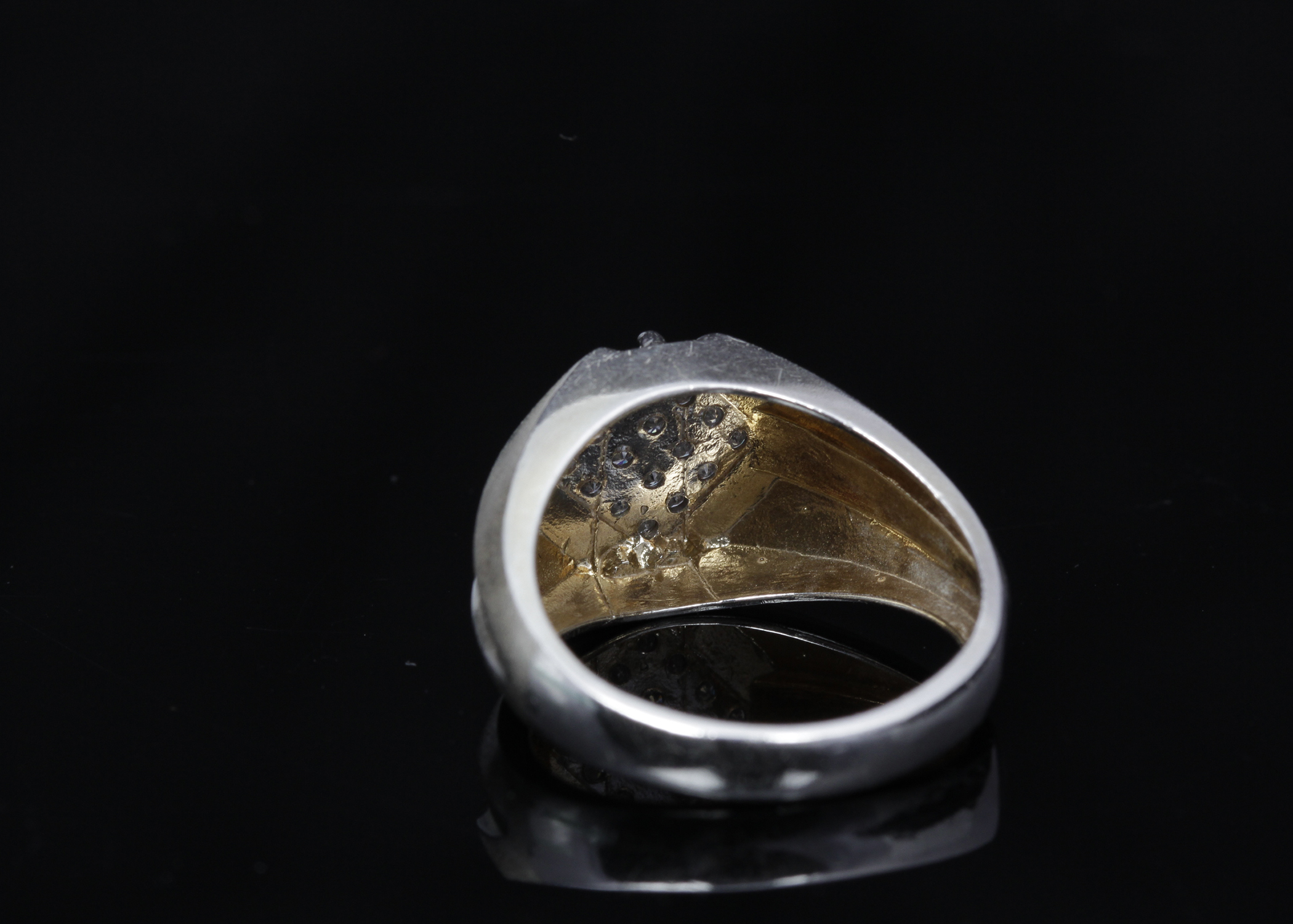 Sterling Silver Diamond Ring