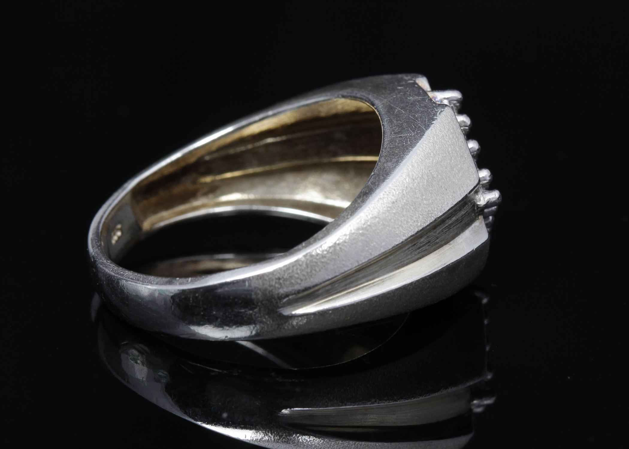 Sterling Silver Diamond Ring