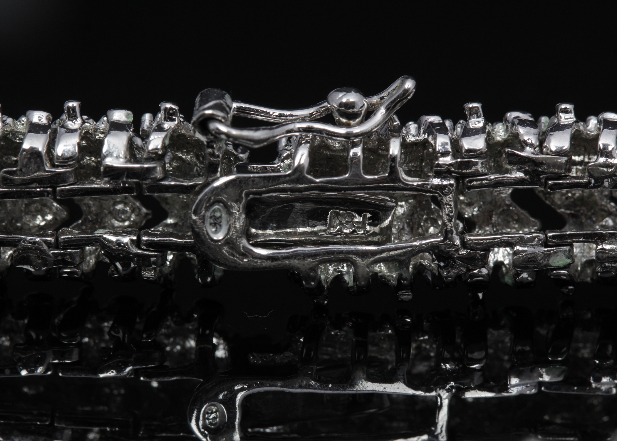 Sterling Silver Diamond Bracelet