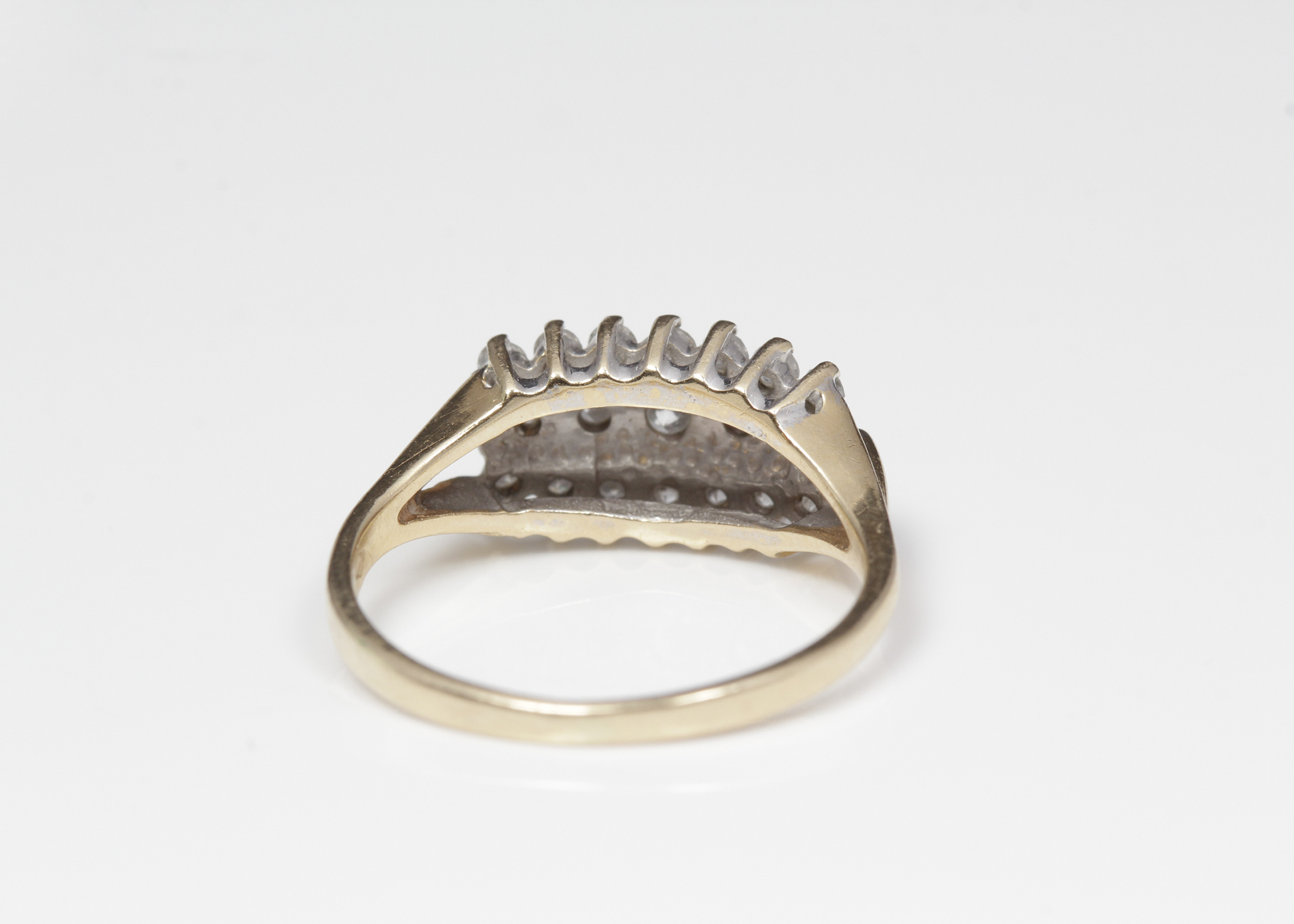 14K Yellow Gold Diamond Ring