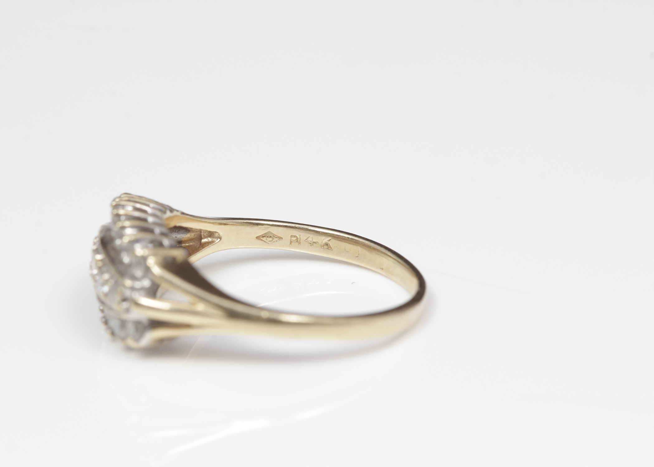 14K Yellow Gold Diamond Ring