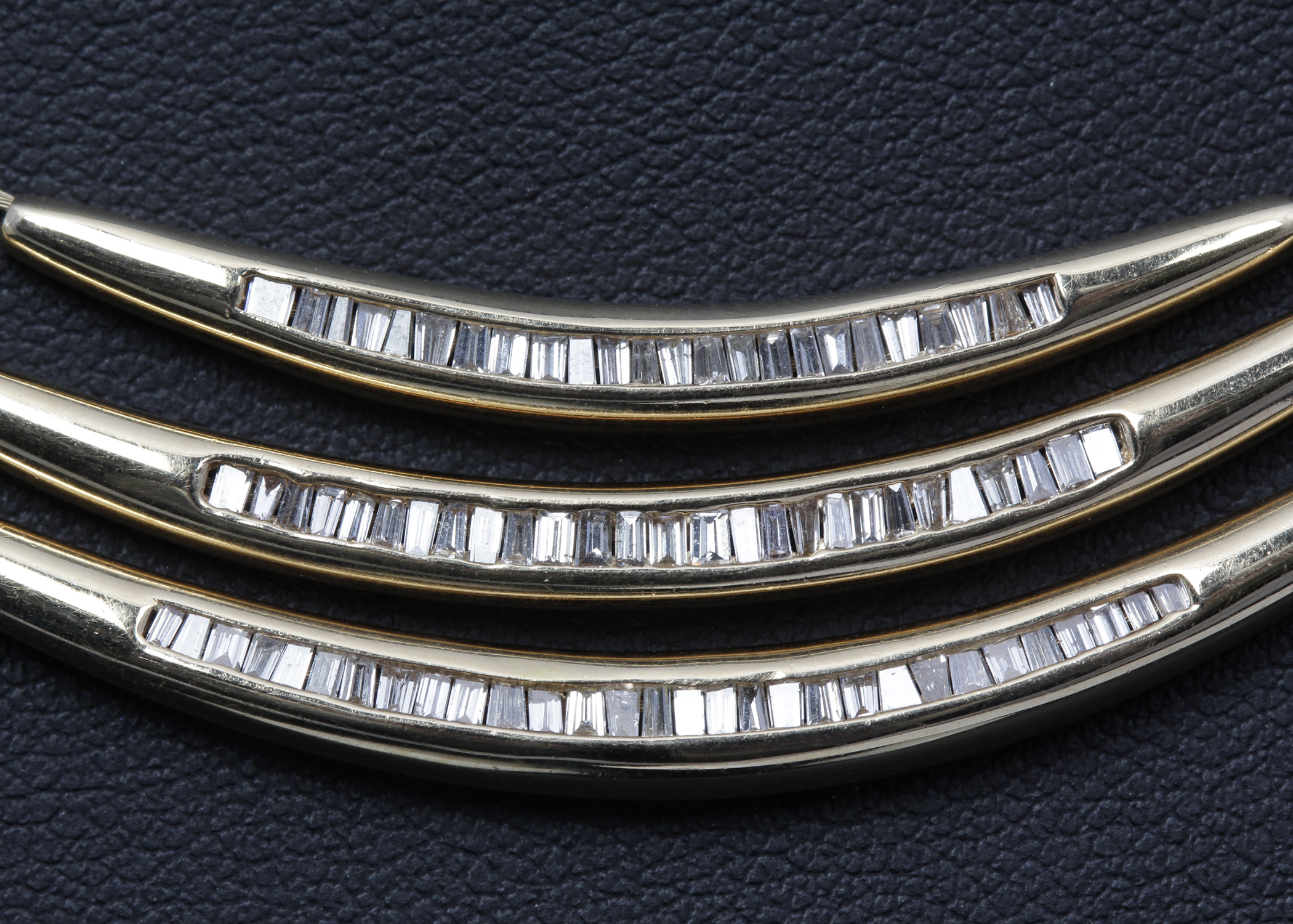 14K Yellow Gold Diamond Necklace