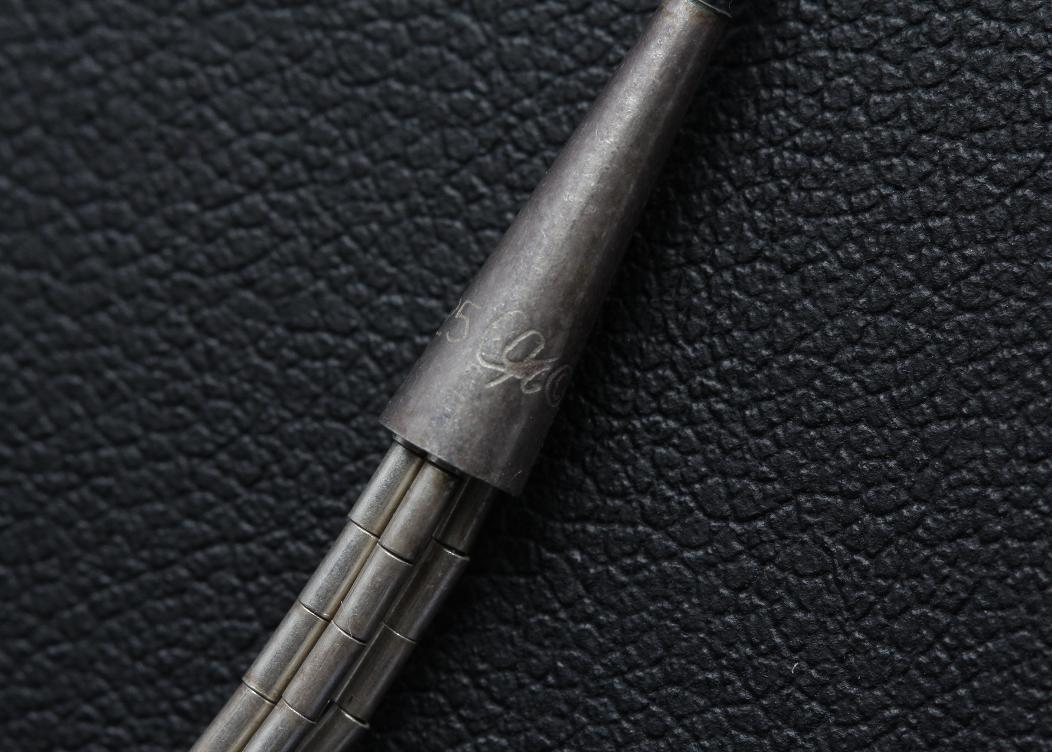 Sterling Silver Lapis and Mother of Pearl Necklace