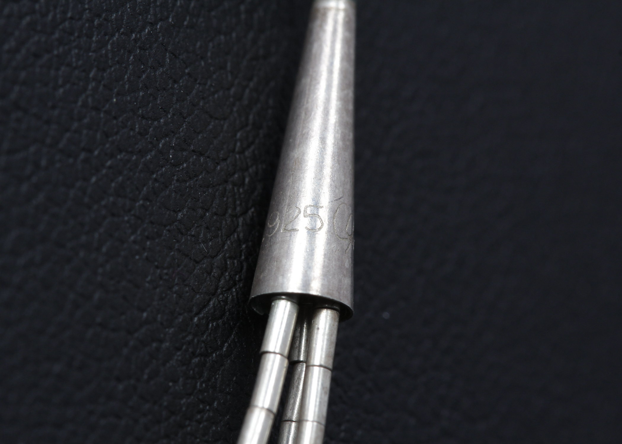 Sterling Silver Lapis and Mother of Pearl Necklace