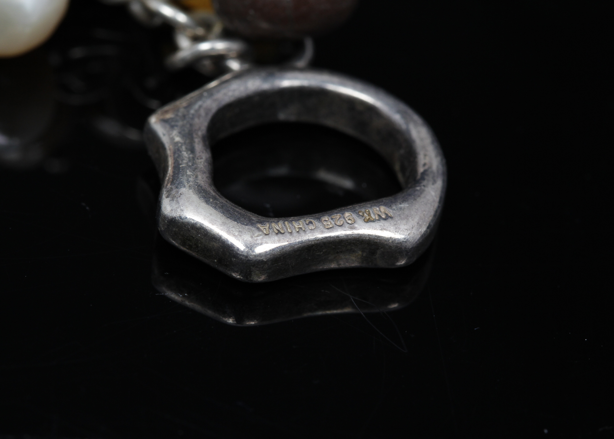 Multi-Stone Dangle Bracelet