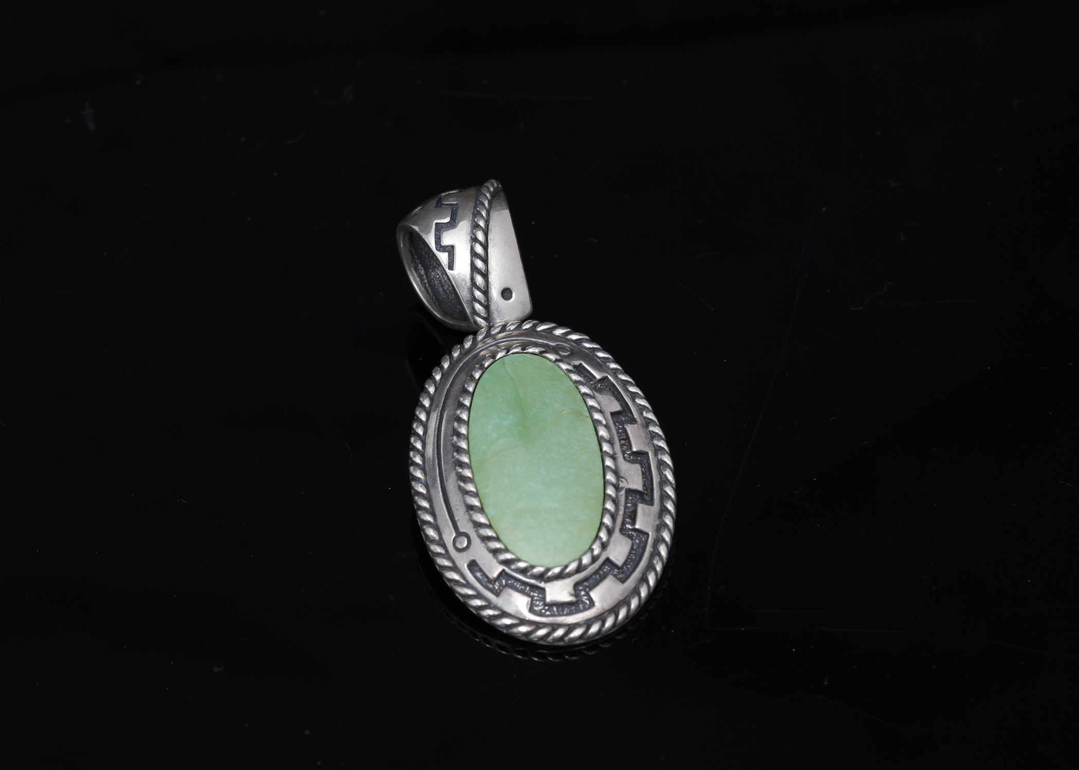 Sterling Silver Turquoise Pendant