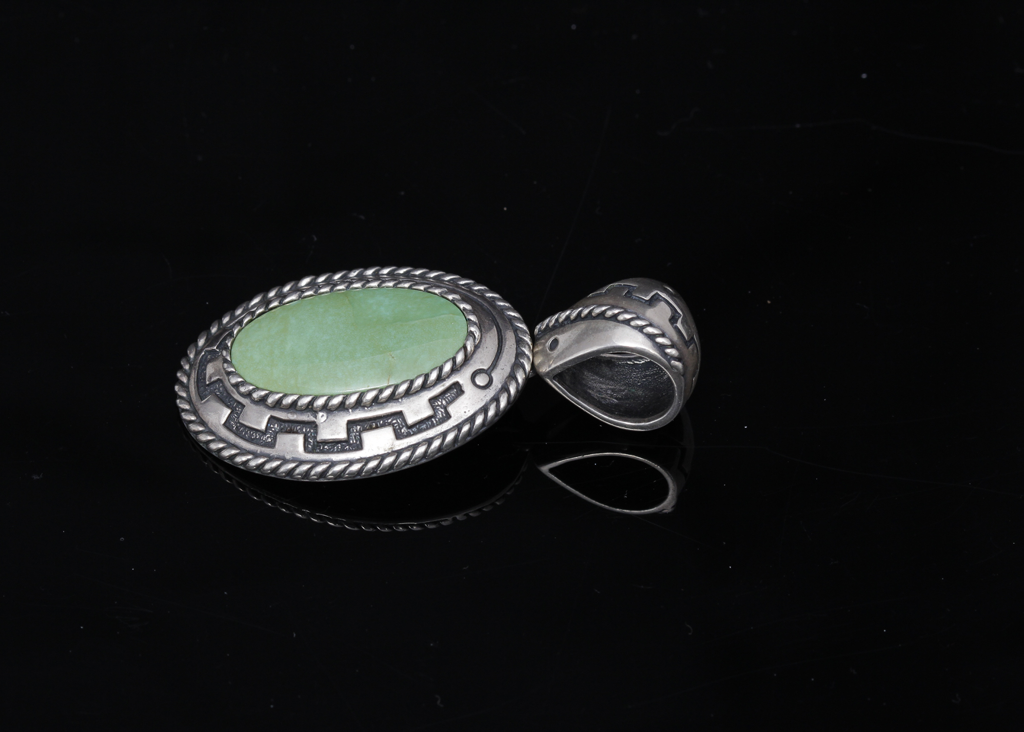 Sterling Silver Turquoise Pendant