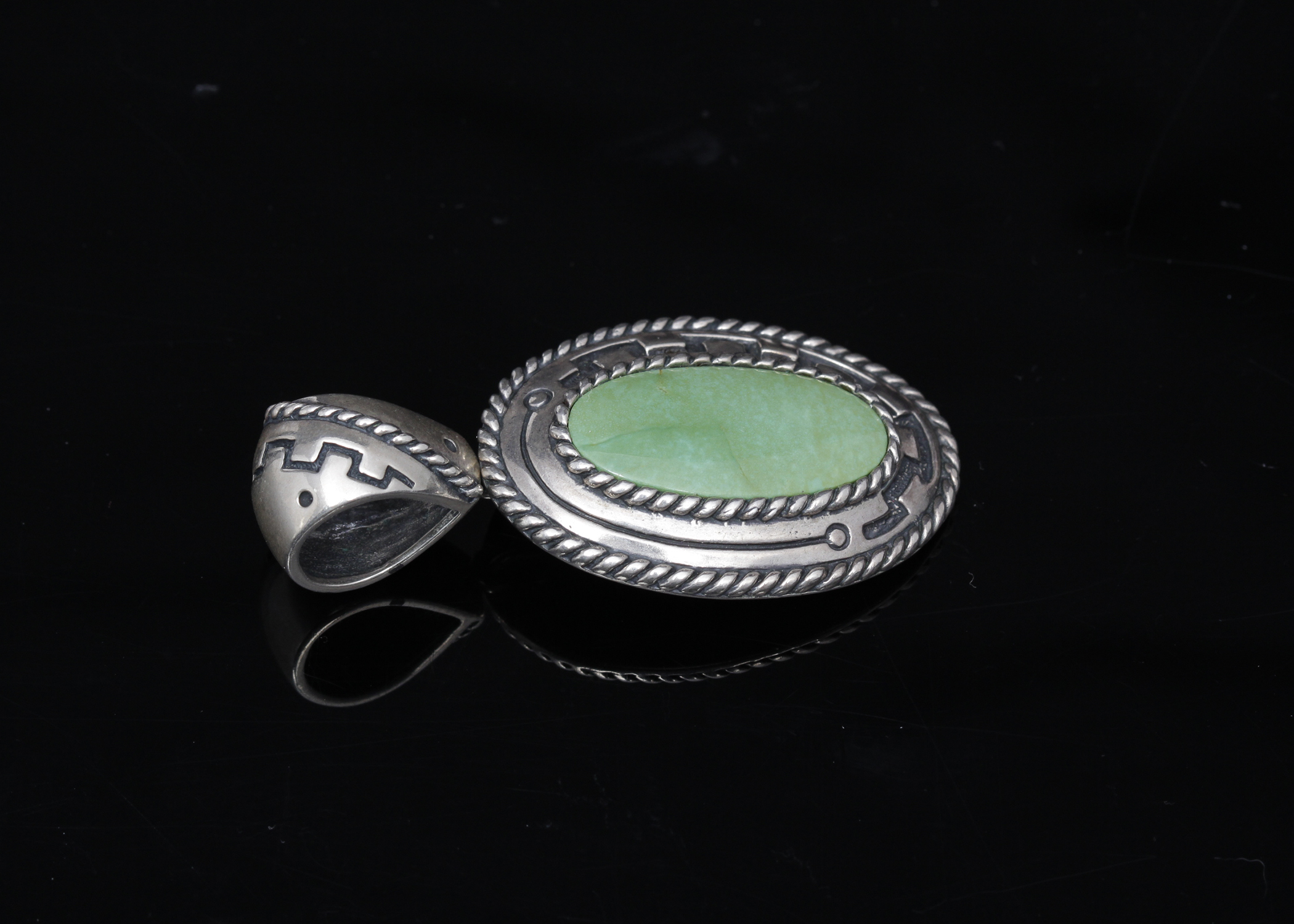 Sterling Silver Turquoise Pendant