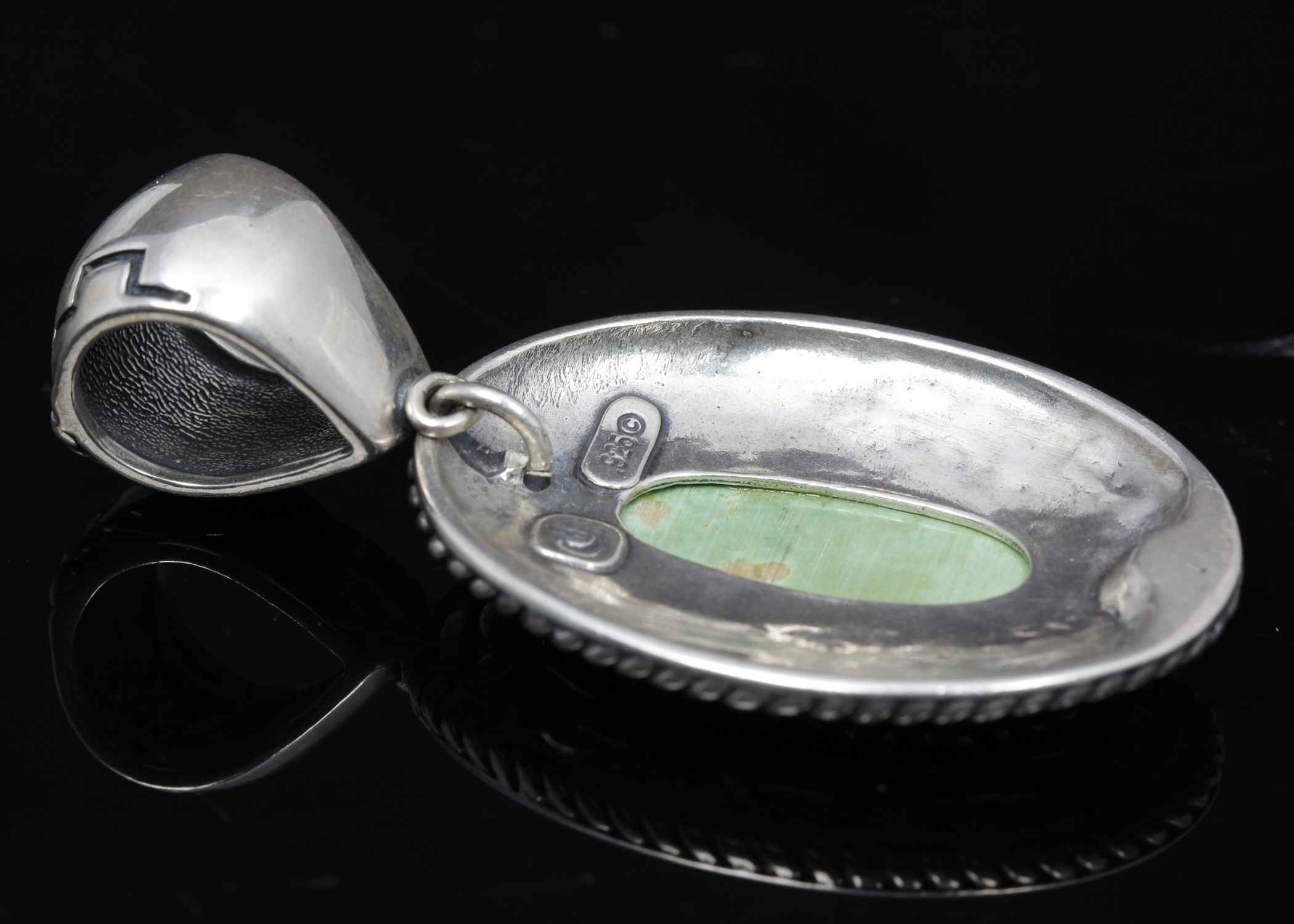 Sterling Silver Turquoise Pendant