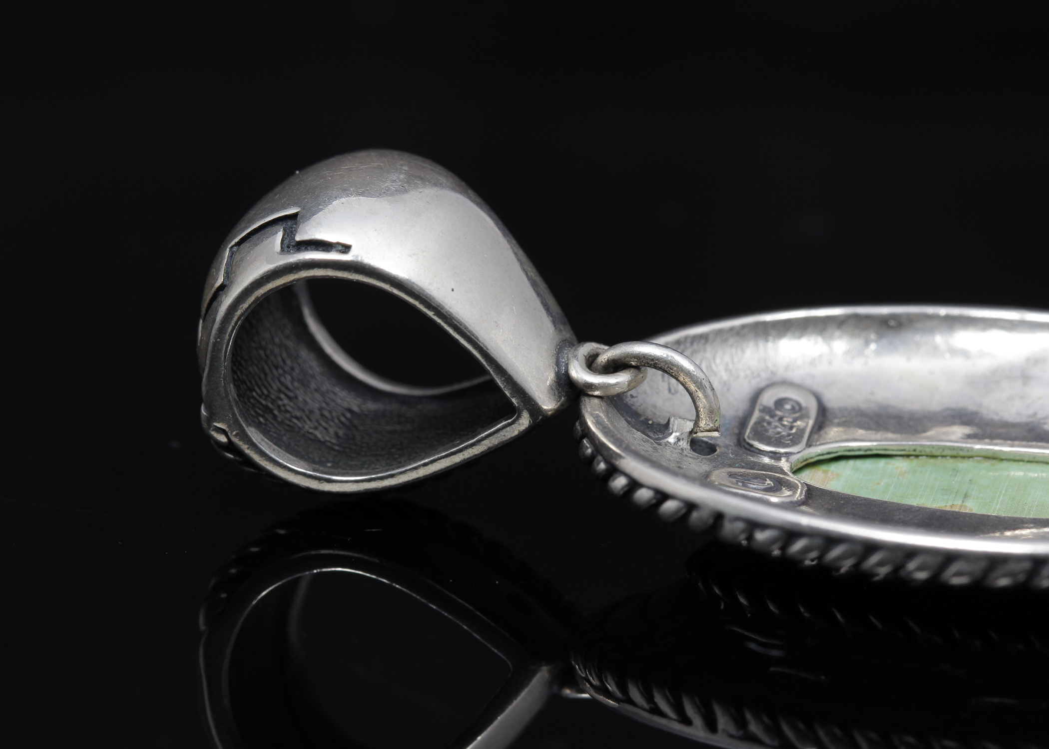 Sterling Silver Turquoise Pendant