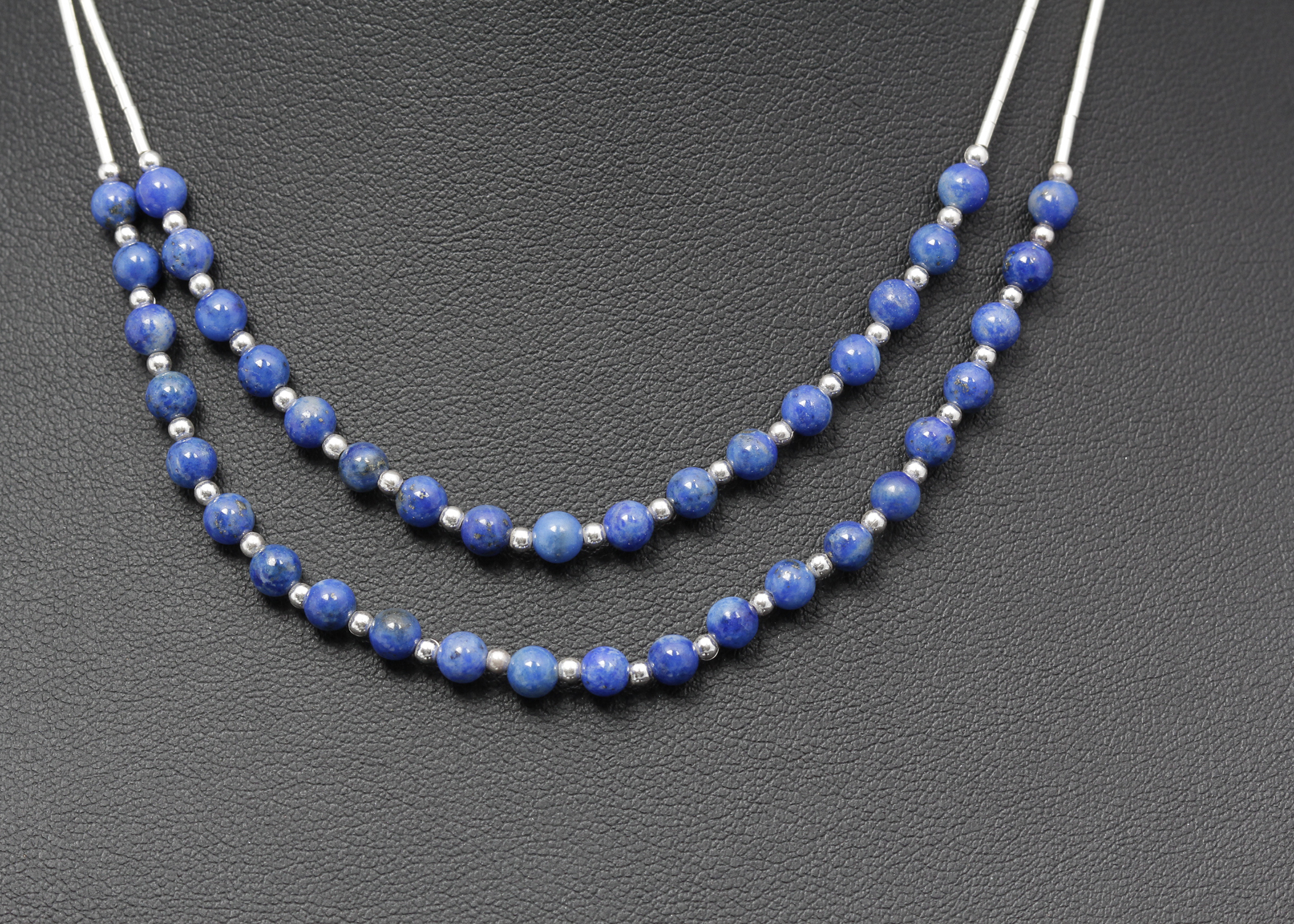 Sterling Silver Lapis Necklace