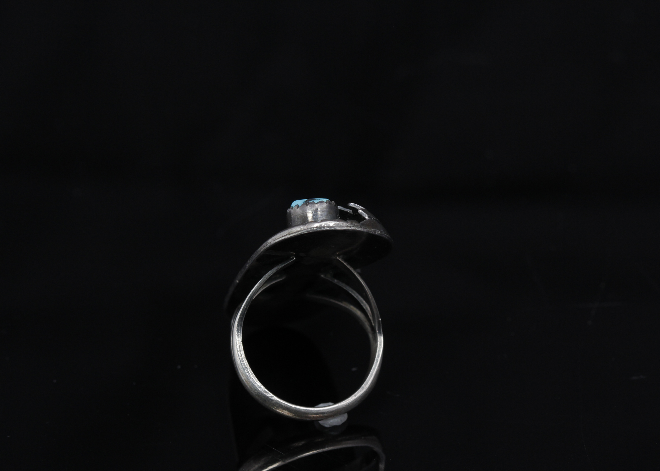 Silver Plate Turquoise Ring