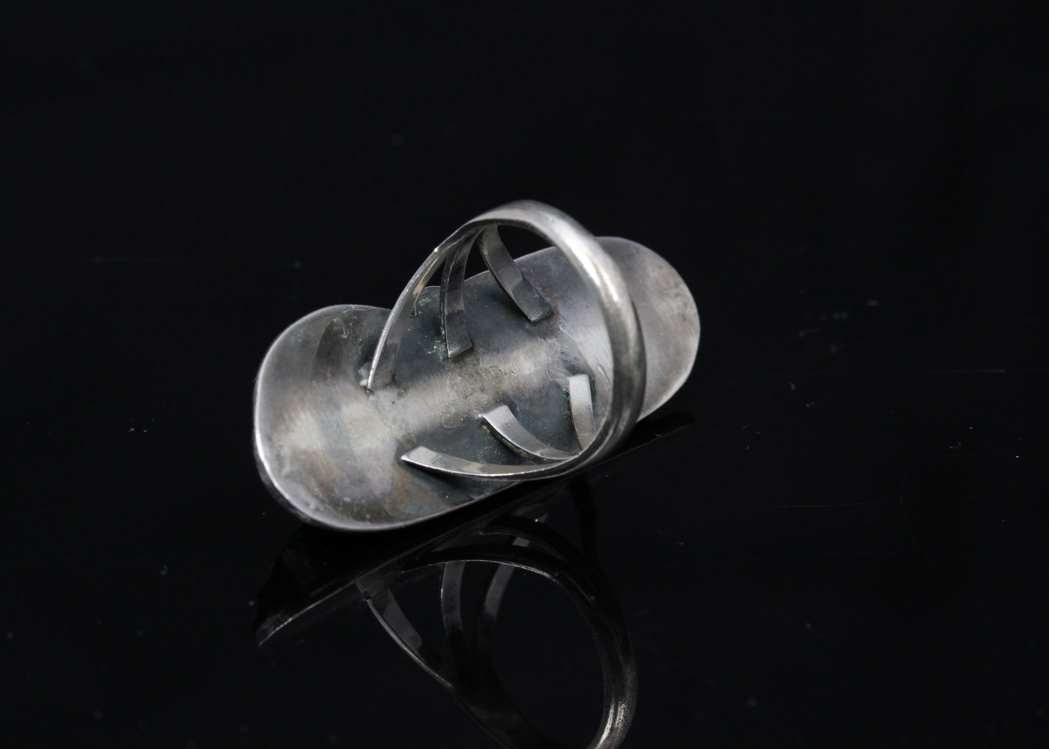 Silver Plate Turquoise Ring