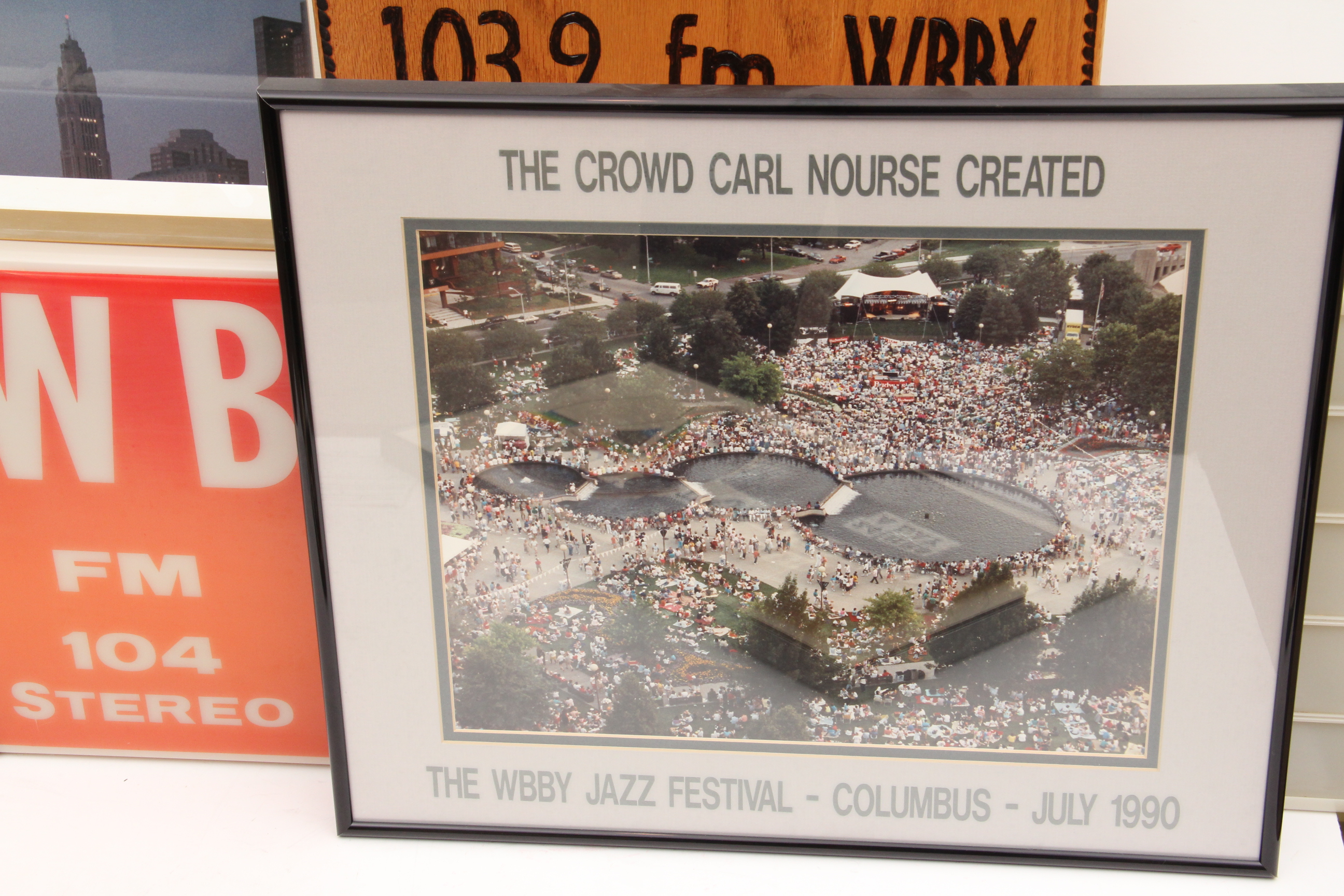 WBBY Radio Station Sign and Memorabilia