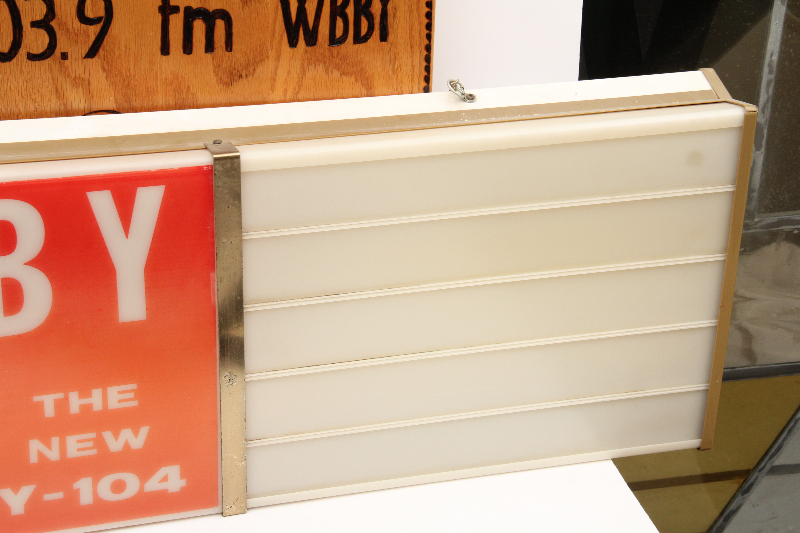 WBBY Radio Station Sign and Memorabilia