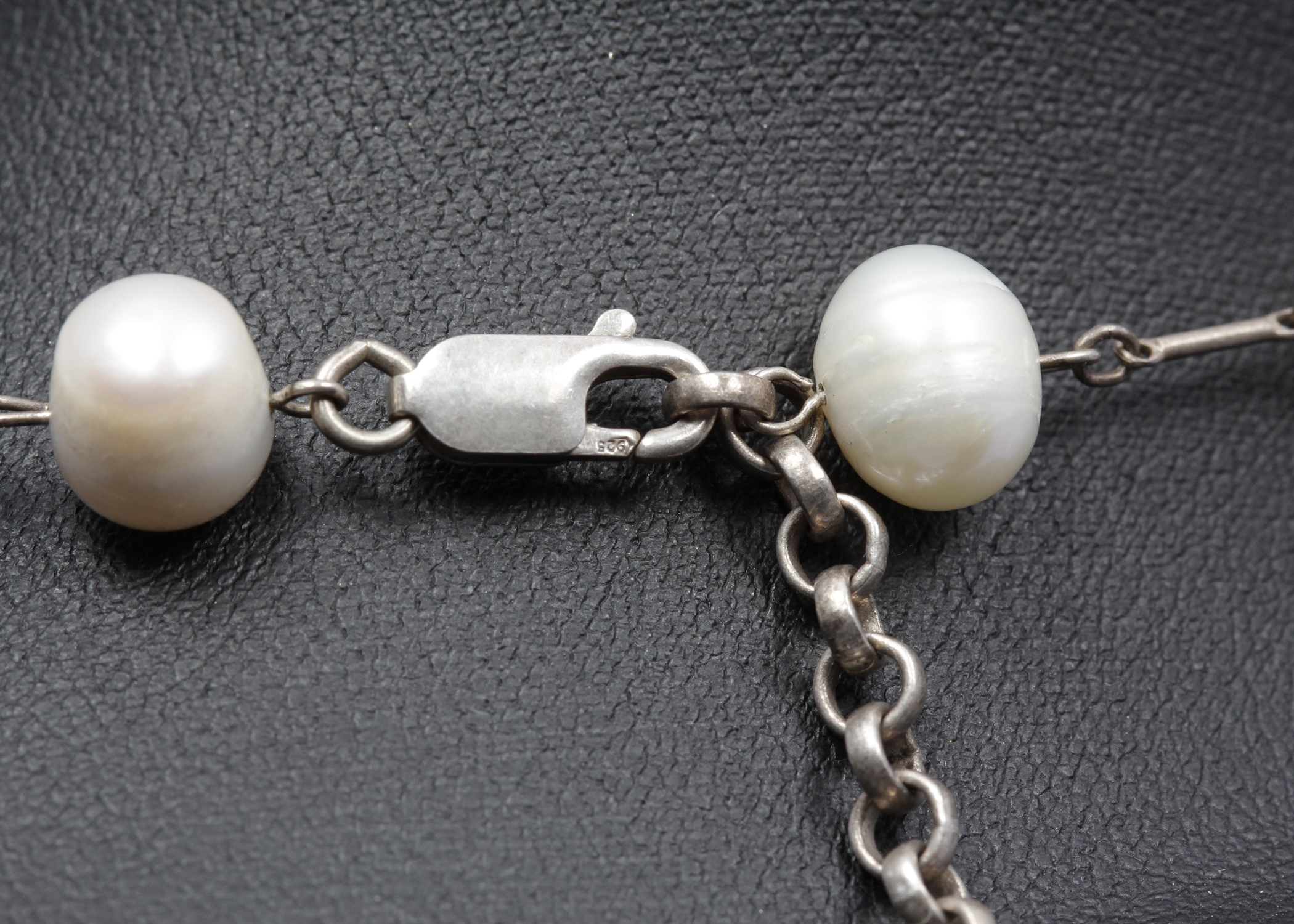 Sterling Silver Pearl Necklace