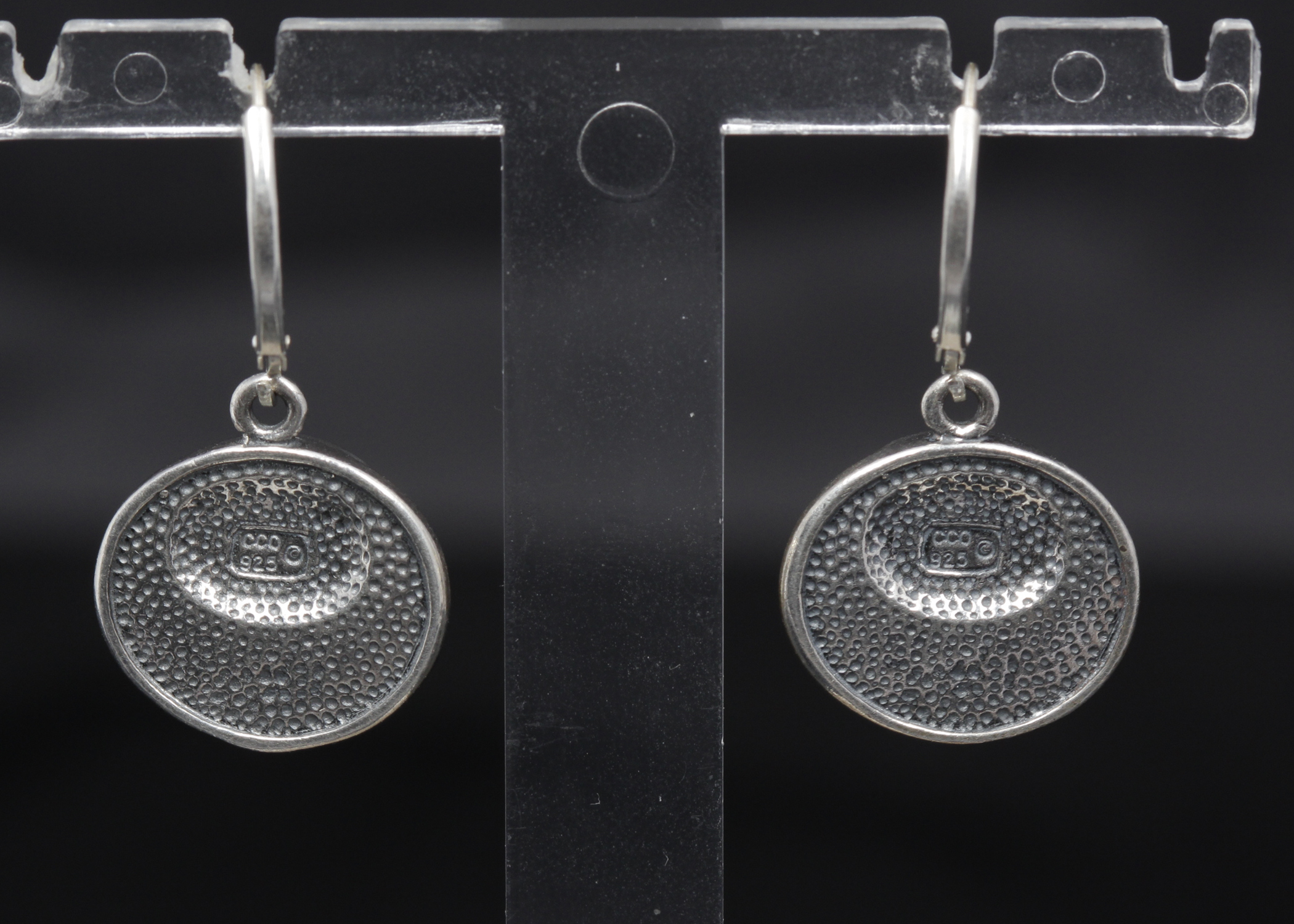 Sterling Silver Turquoise and Pearl Earrings