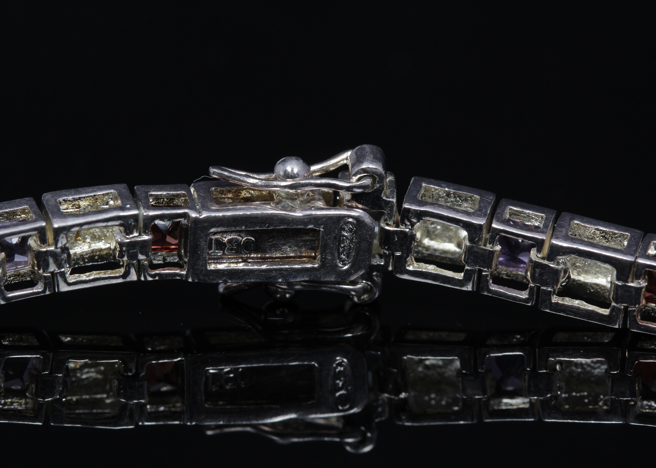 Sterling Silver Gemstone Bracelet