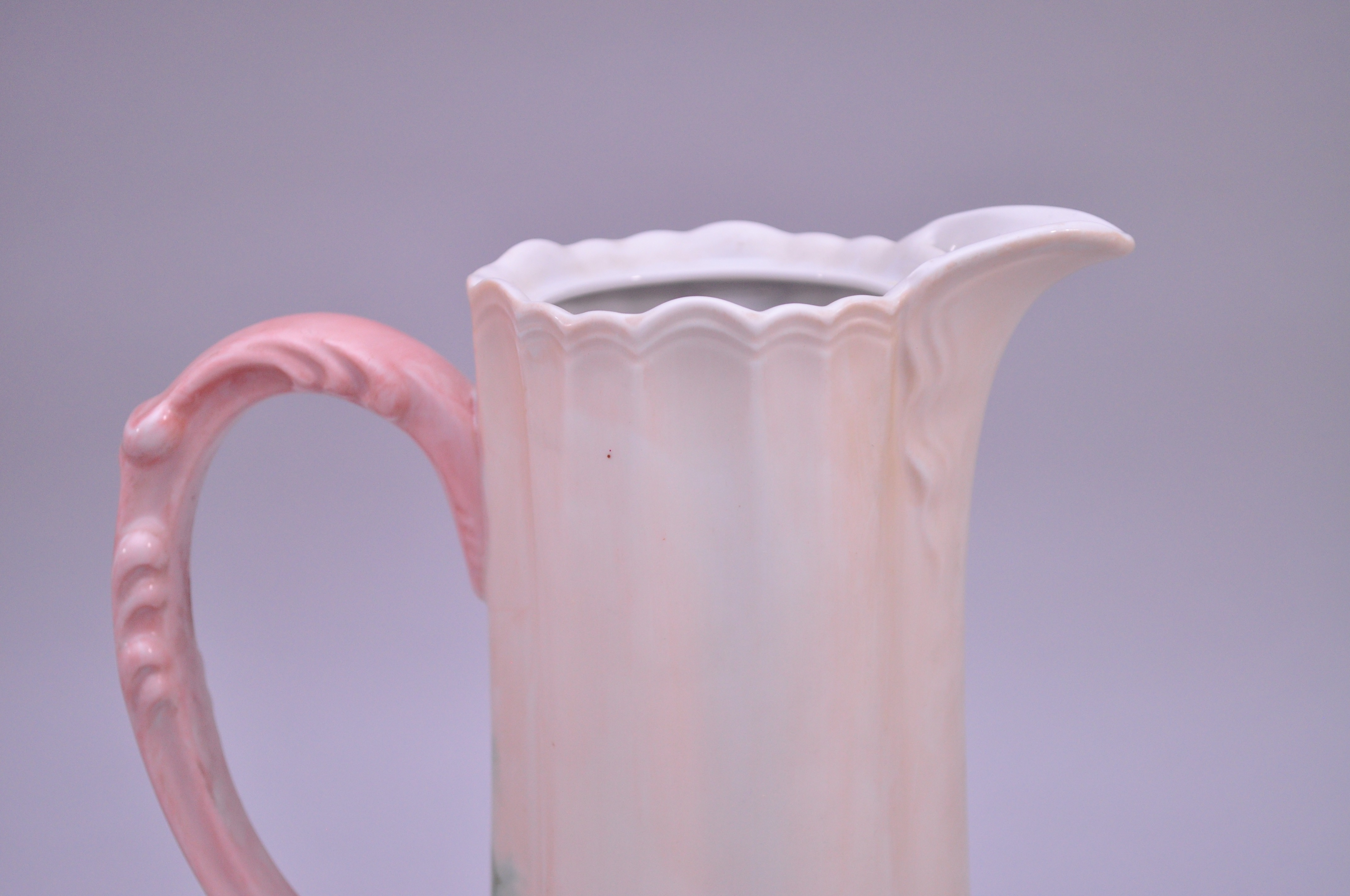 Vintage Hand-Painted Chocolate Set