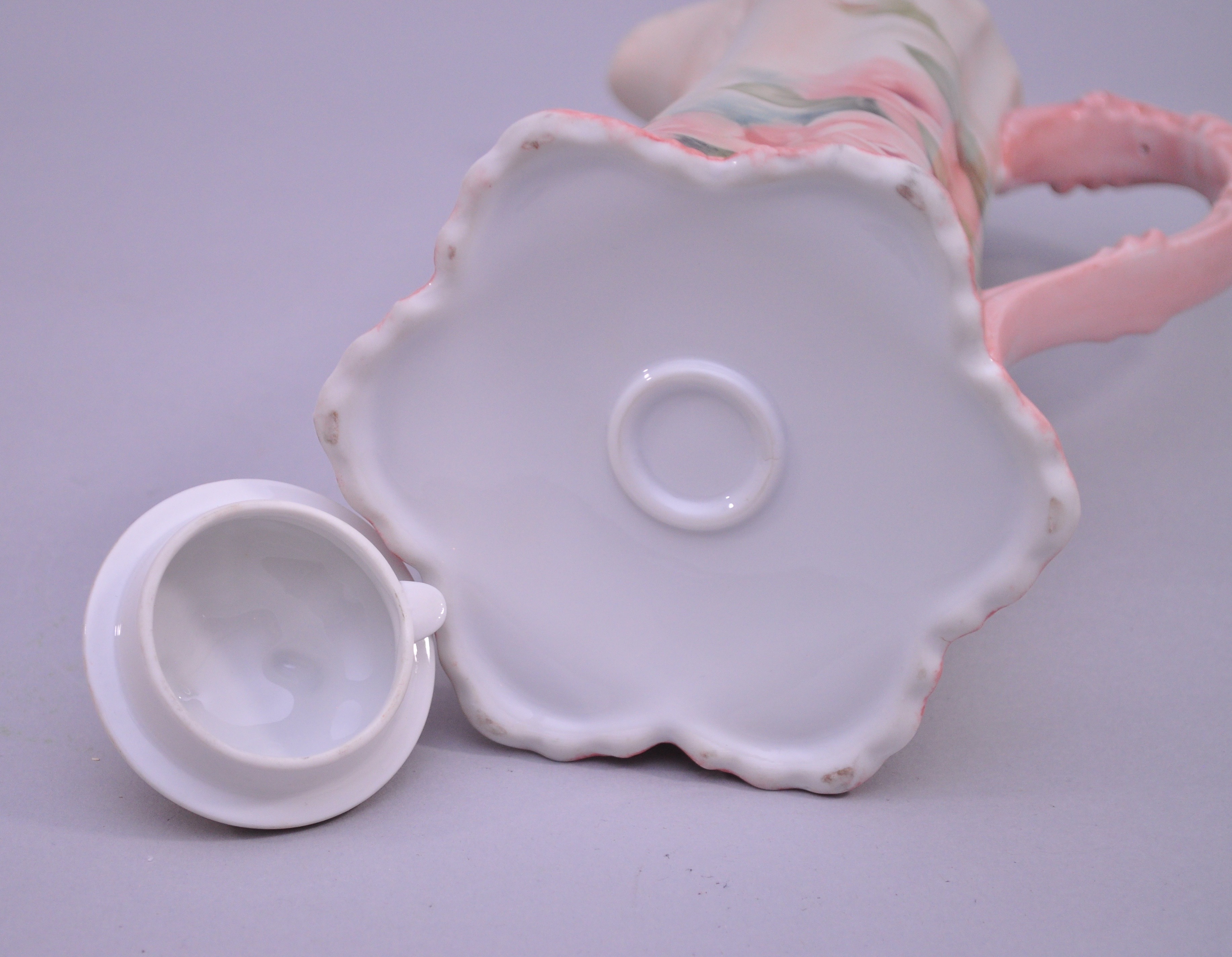 Vintage Hand-Painted Chocolate Set