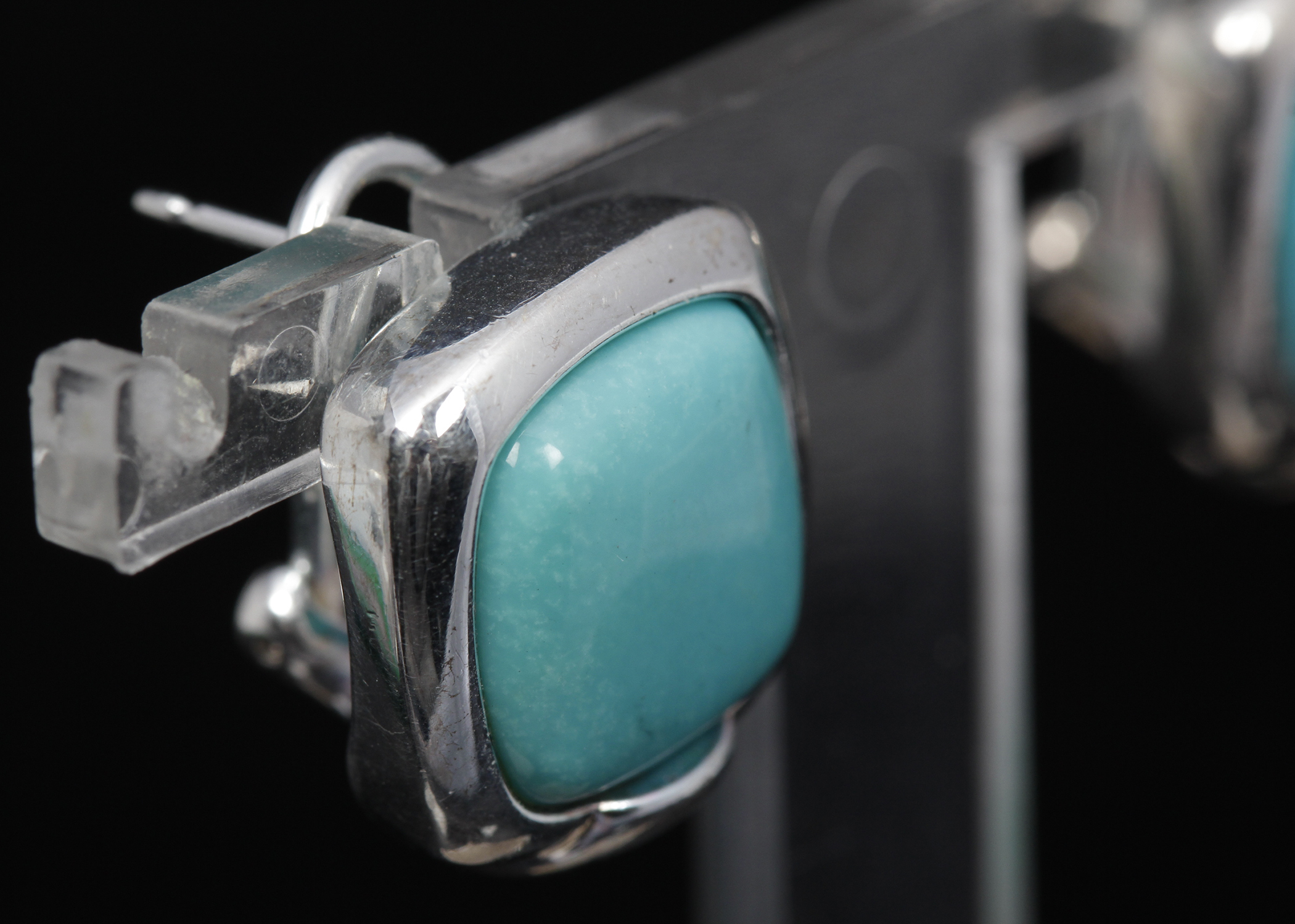 Sterling Silver Turquoise Studs