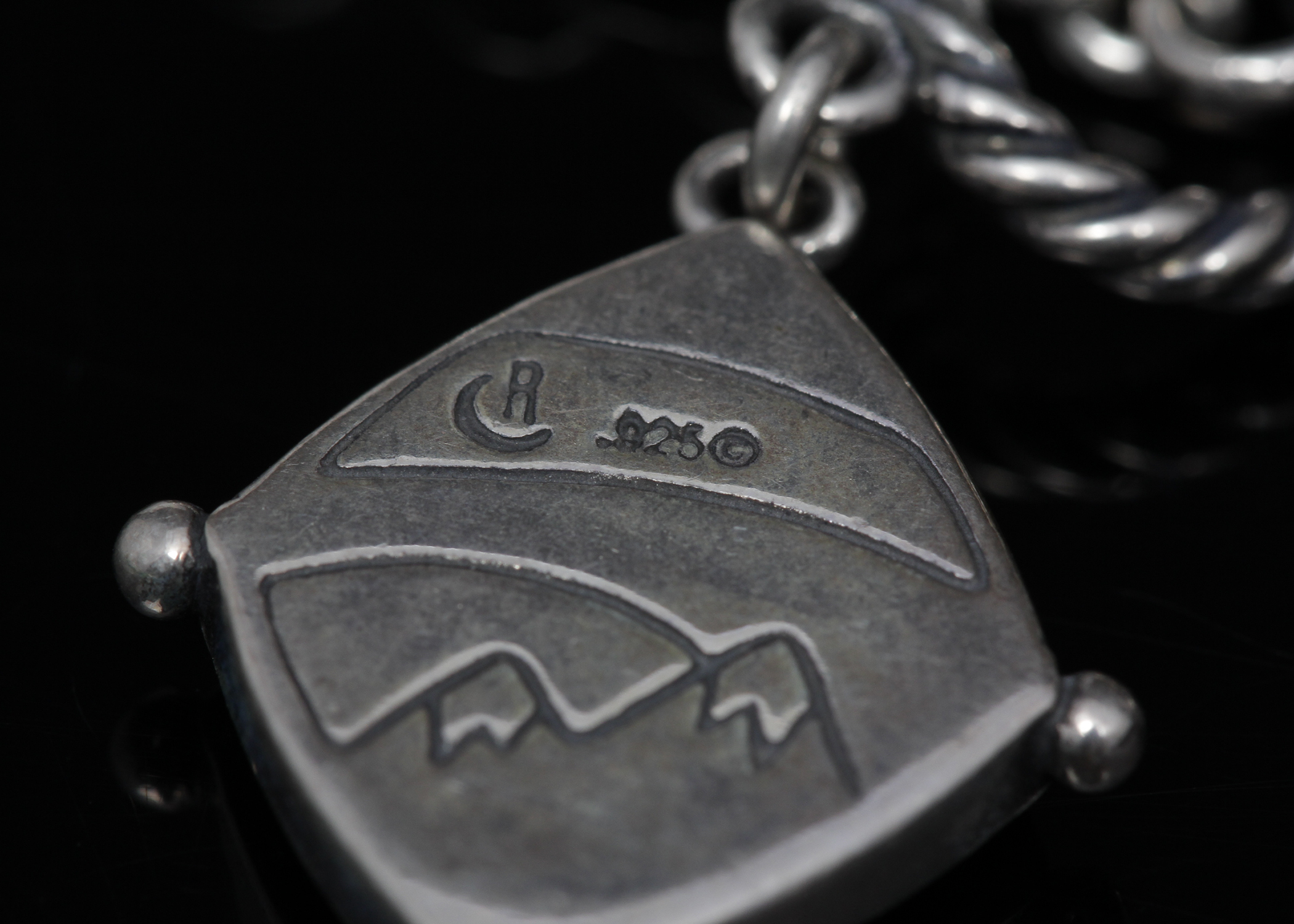 Sterling Silver Beaded Stone Bracelet