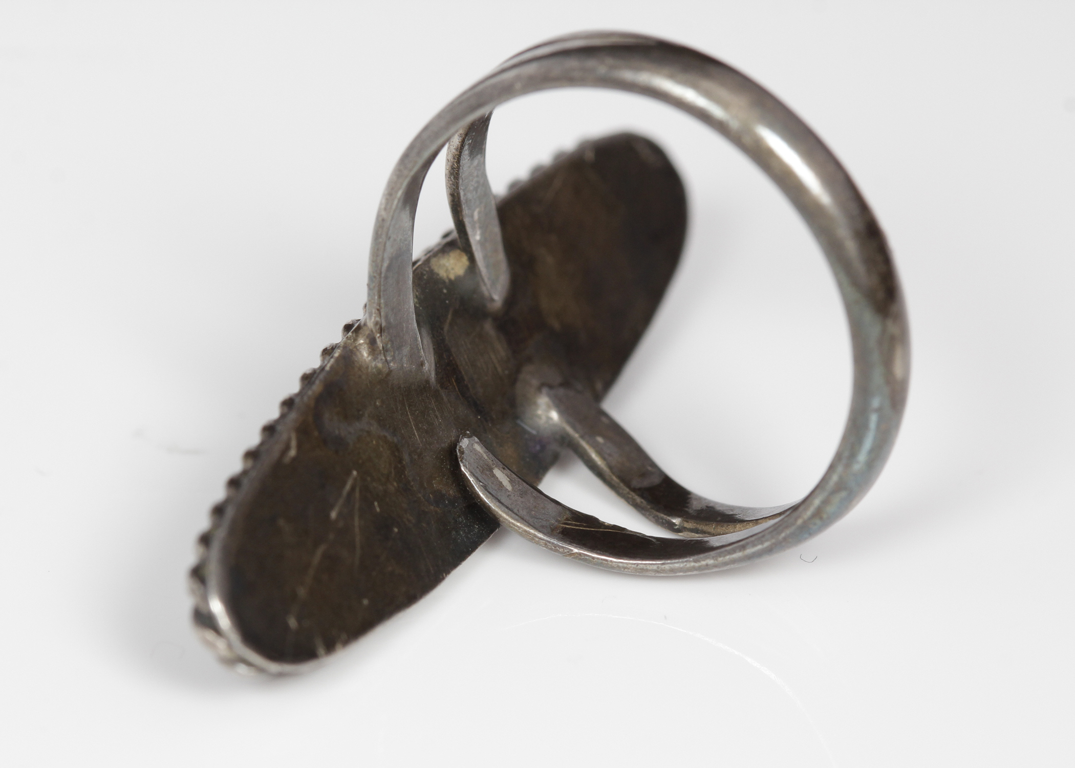 Silver Tone Multi-Stone Ring