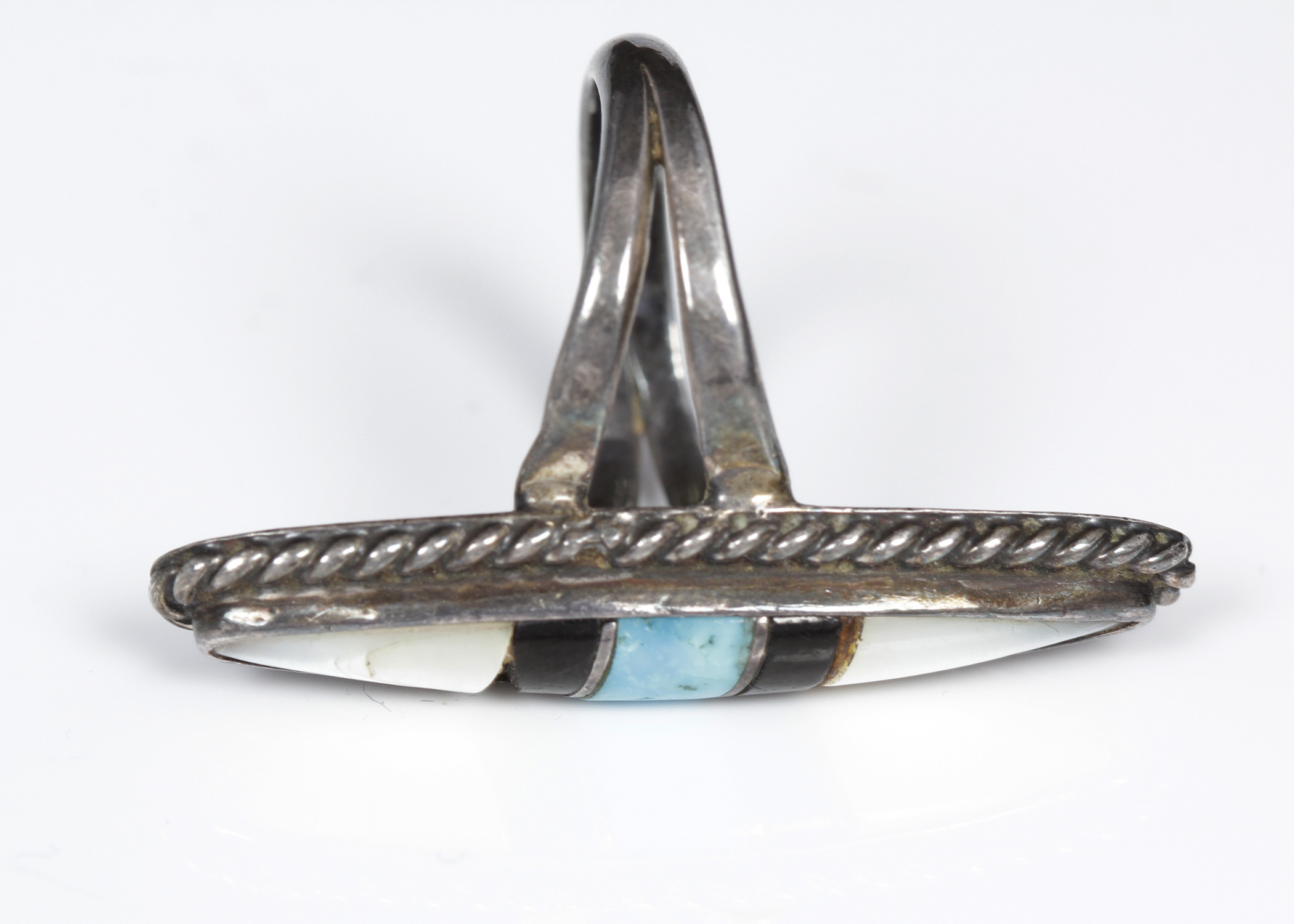 Silver Tone Multi-Stone Ring