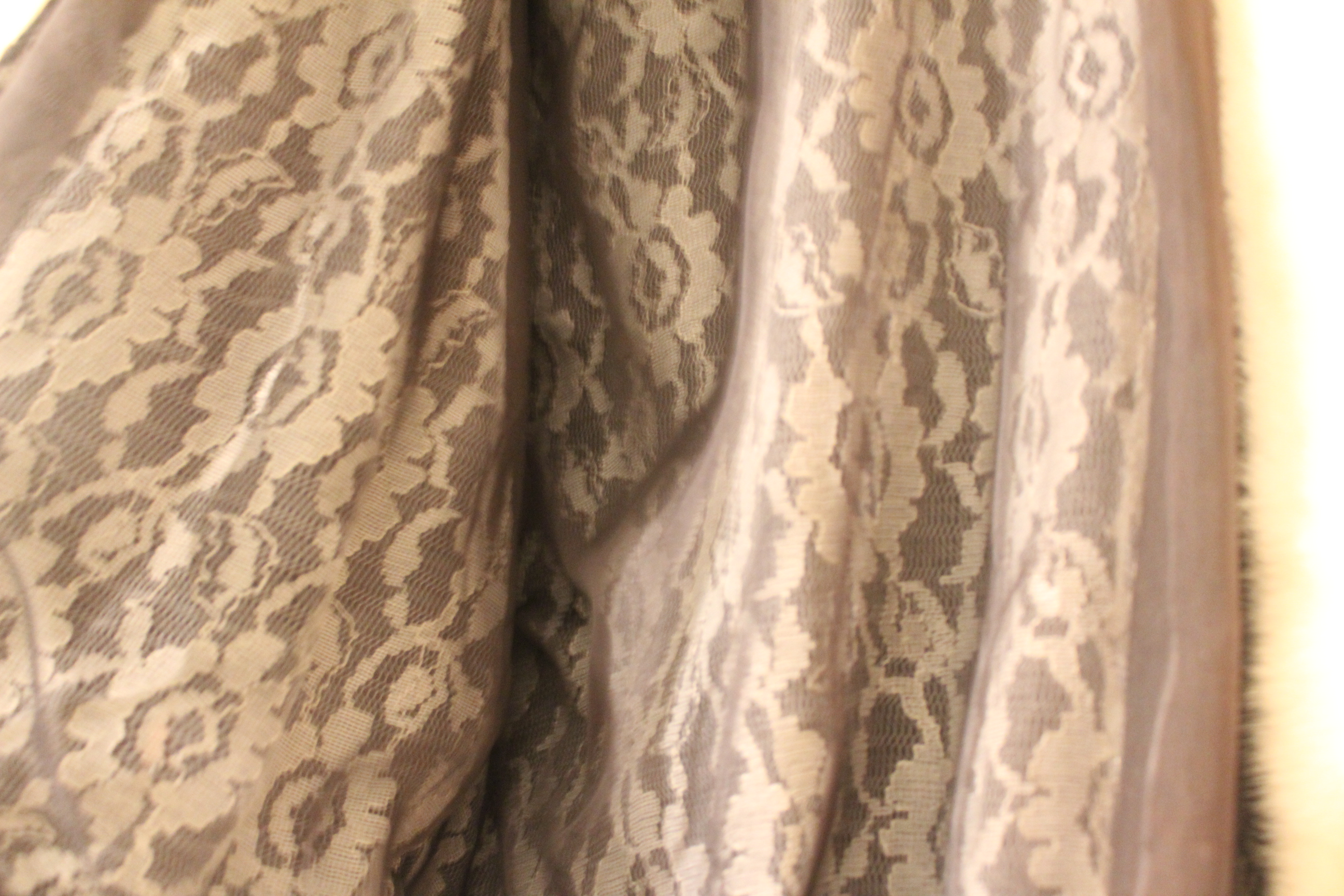 Vintage Black Sweater with Mink Fur Collar