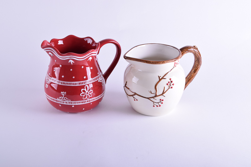 Two Harry & David Ceramic Pitchers