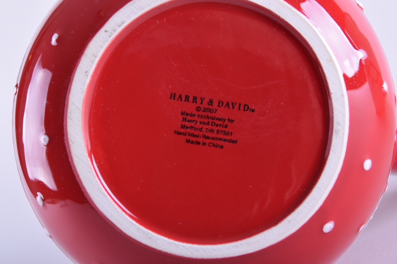 Two Harry & David Ceramic Pitchers