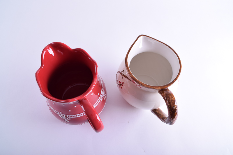 Two Harry & David Ceramic Pitchers