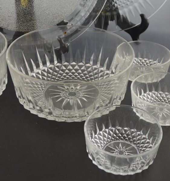 Arcoroc Glass Salad Bowls and Platters