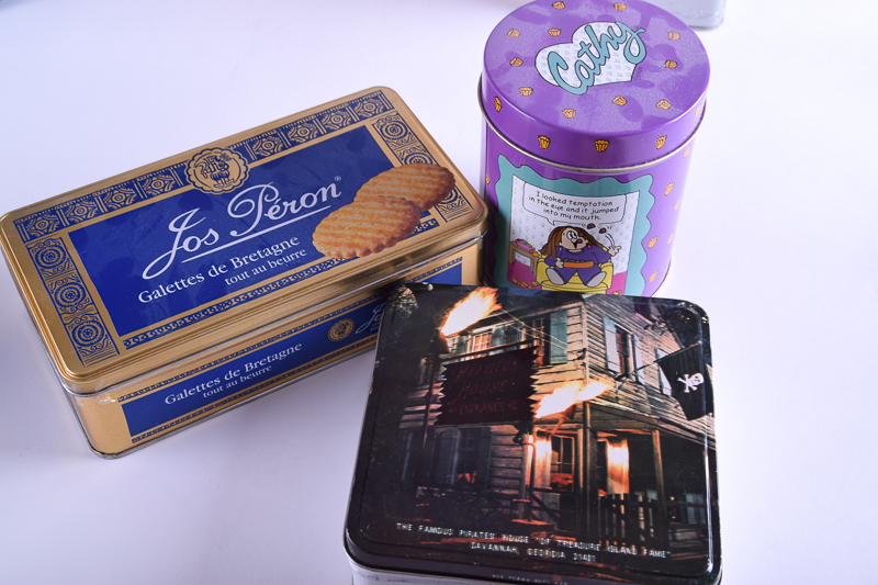 Decorative Vintage Cookie and Treat Tins
