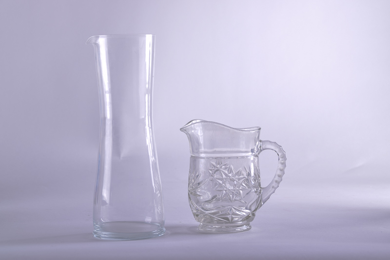 Collection of Ceramic and Glass Serving Pitchers