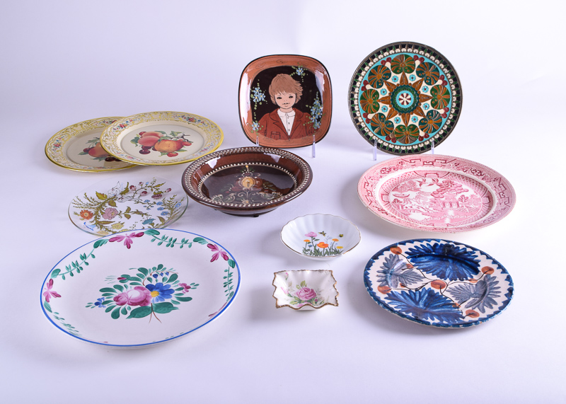 Collection of Handmade International Decorative Plates