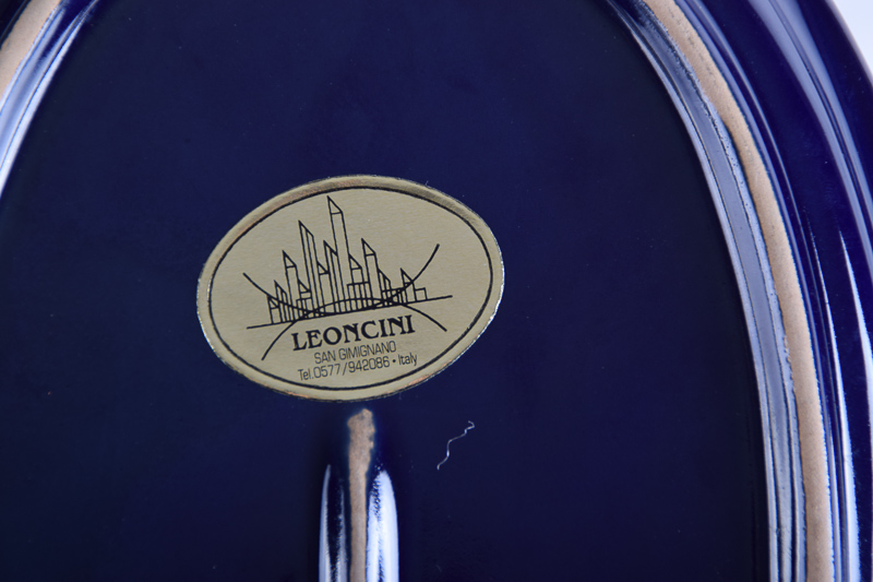 Leoncini Sam Gimignano Handmade Pottery Plate from Italy