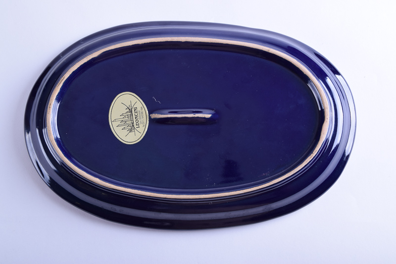 Leoncini Sam Gimignano Handmade Pottery Plate from Italy